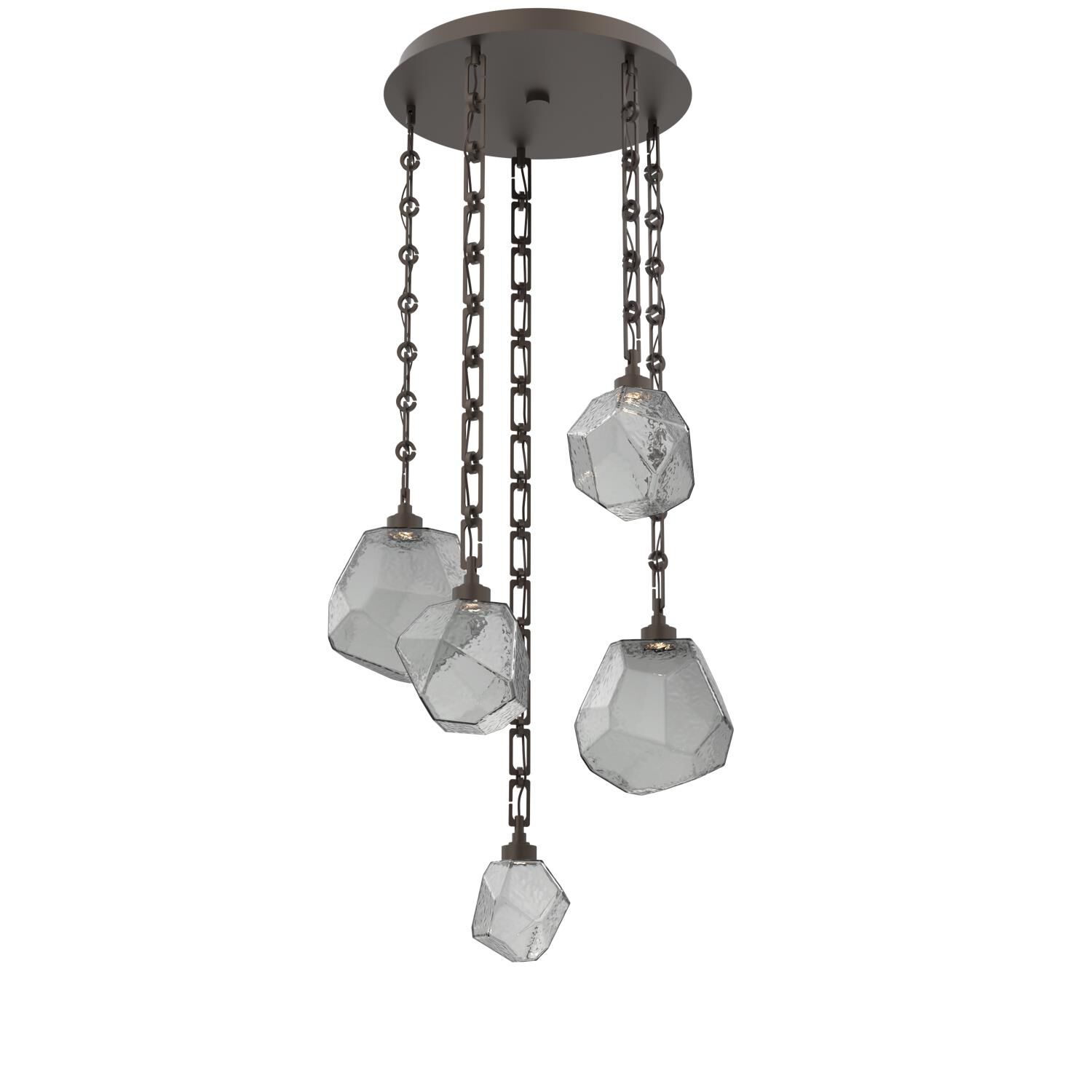 Levi Wilson Gem 23 Inch Multi Light Pendant by Hammerton Studio
