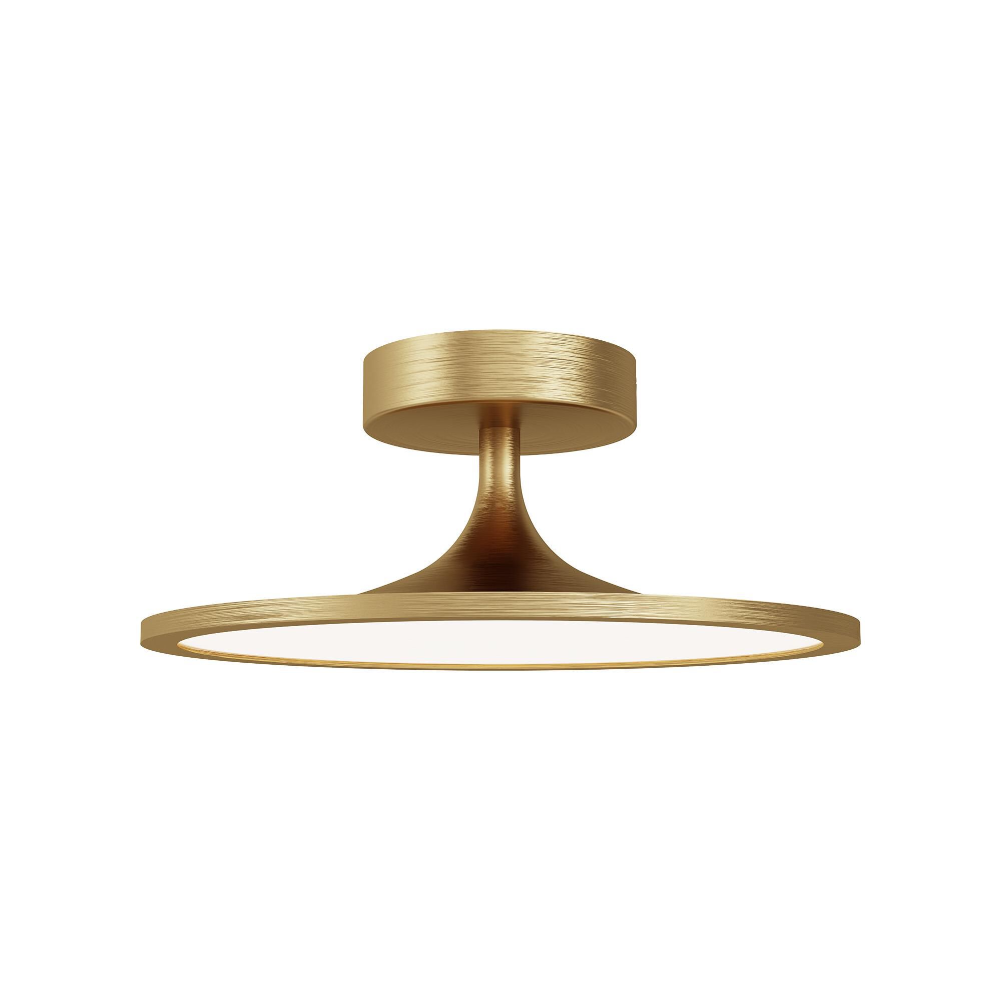 Alan Pepin Issa 12 Inch Semi Flush Mount by Alora Mood