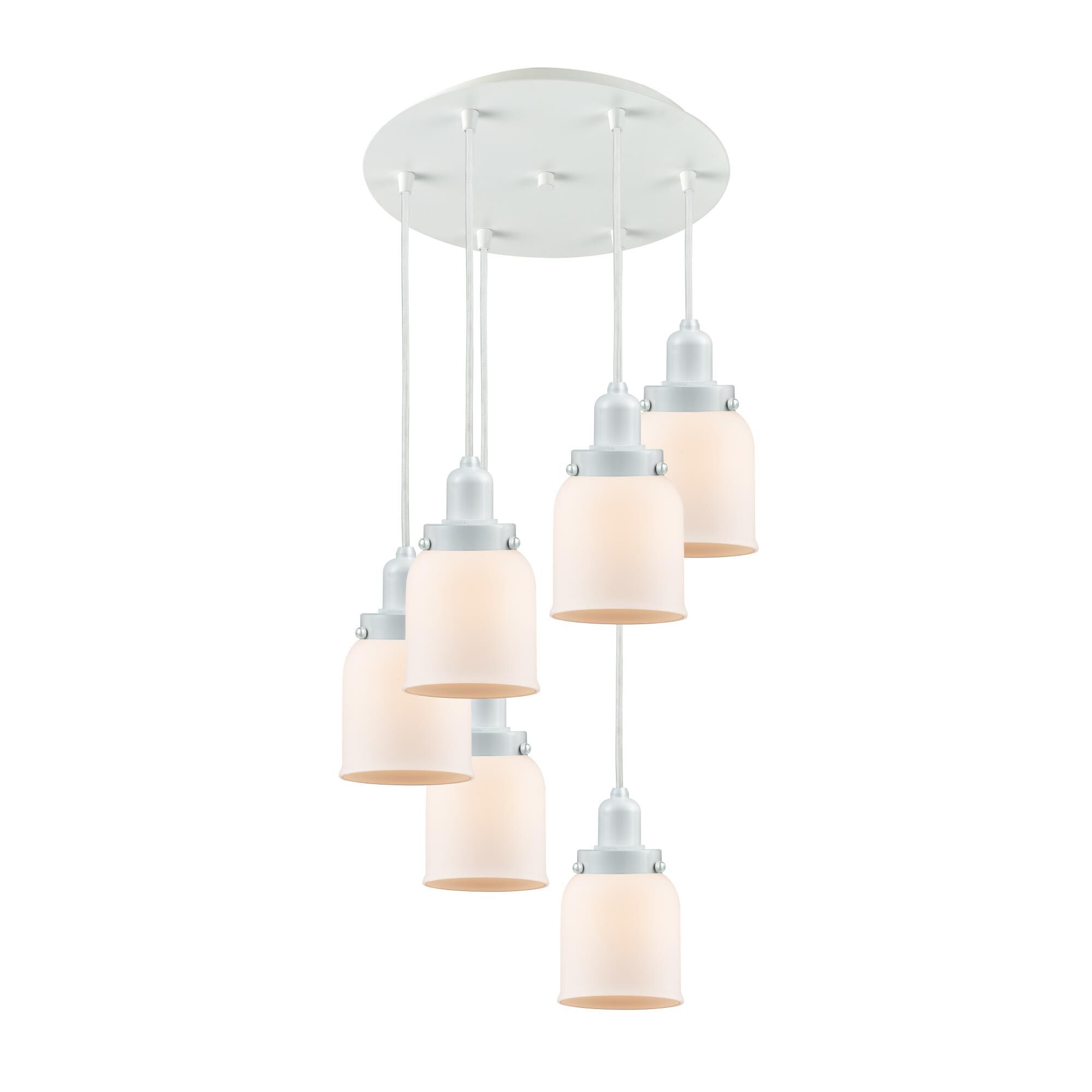 Bruno Marashlian Small Bell 14 Inch 6 Light Multi Light Pendant by Innovations Lighting