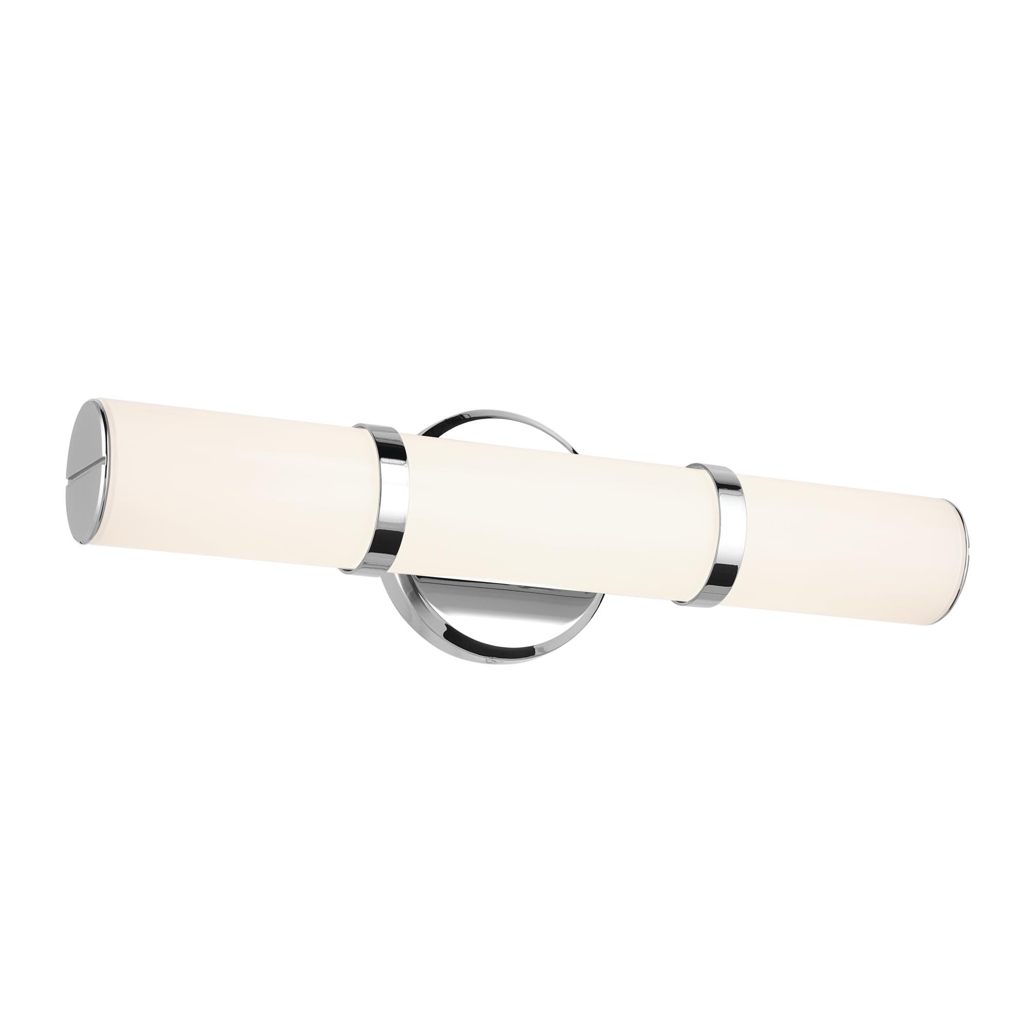 Shown in Chrome finish and Clear with Painted White Inside glass