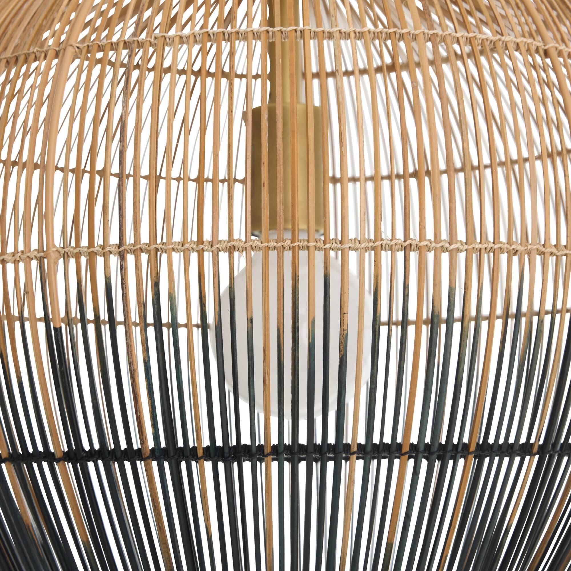 Shown in Natural and Black and Antique Brass finish