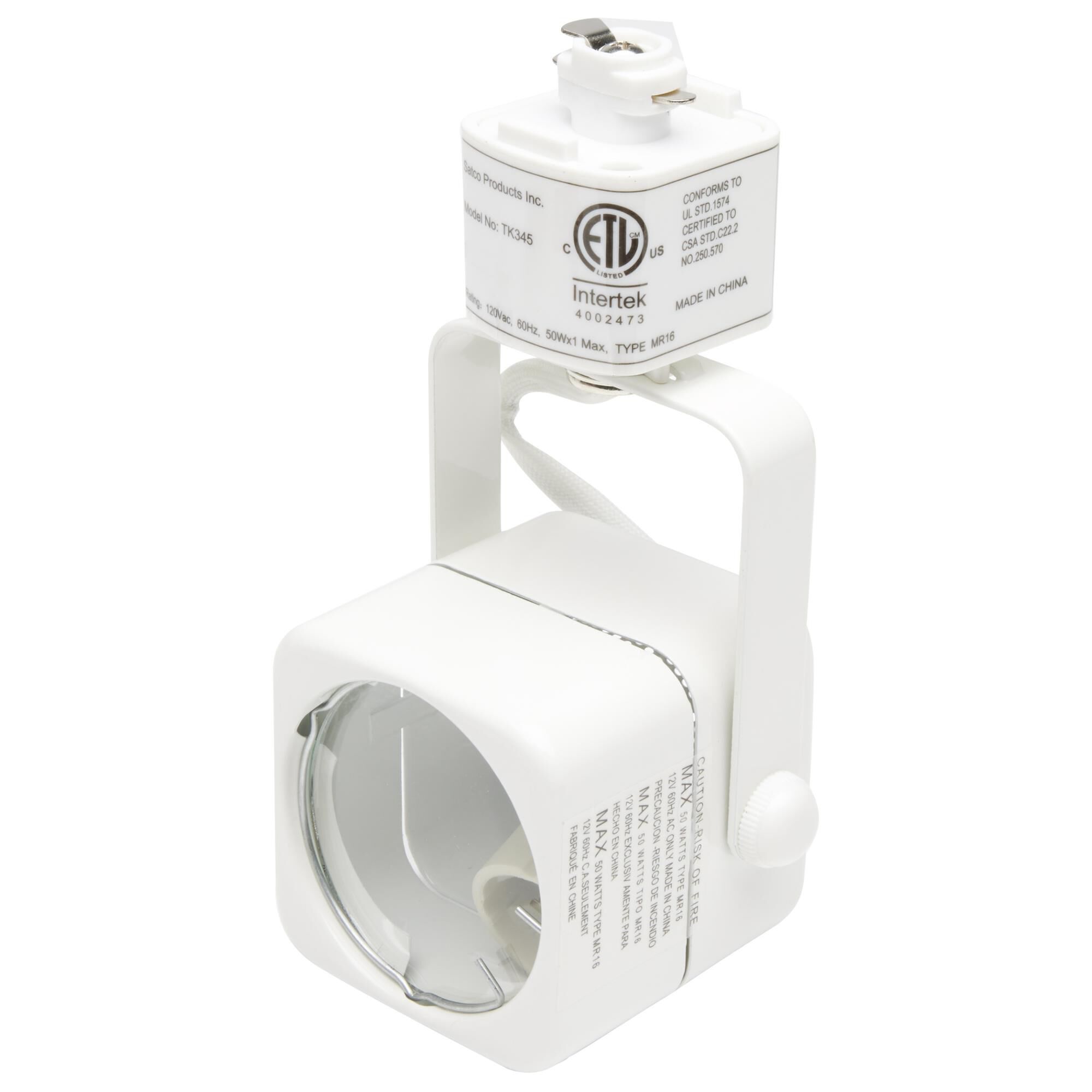 Shown in White finish