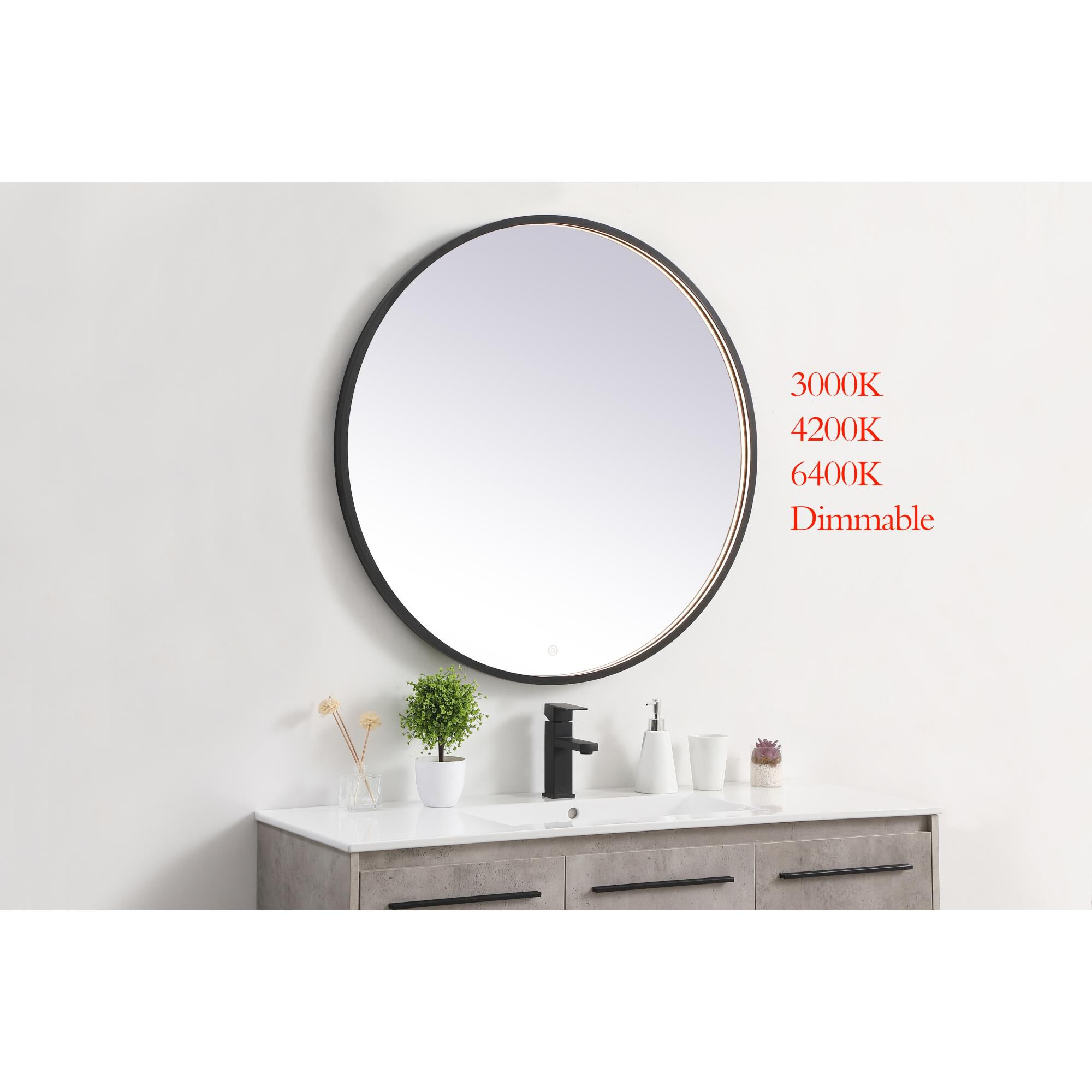 Pier LED Lighted Mirror by Elegant Decor