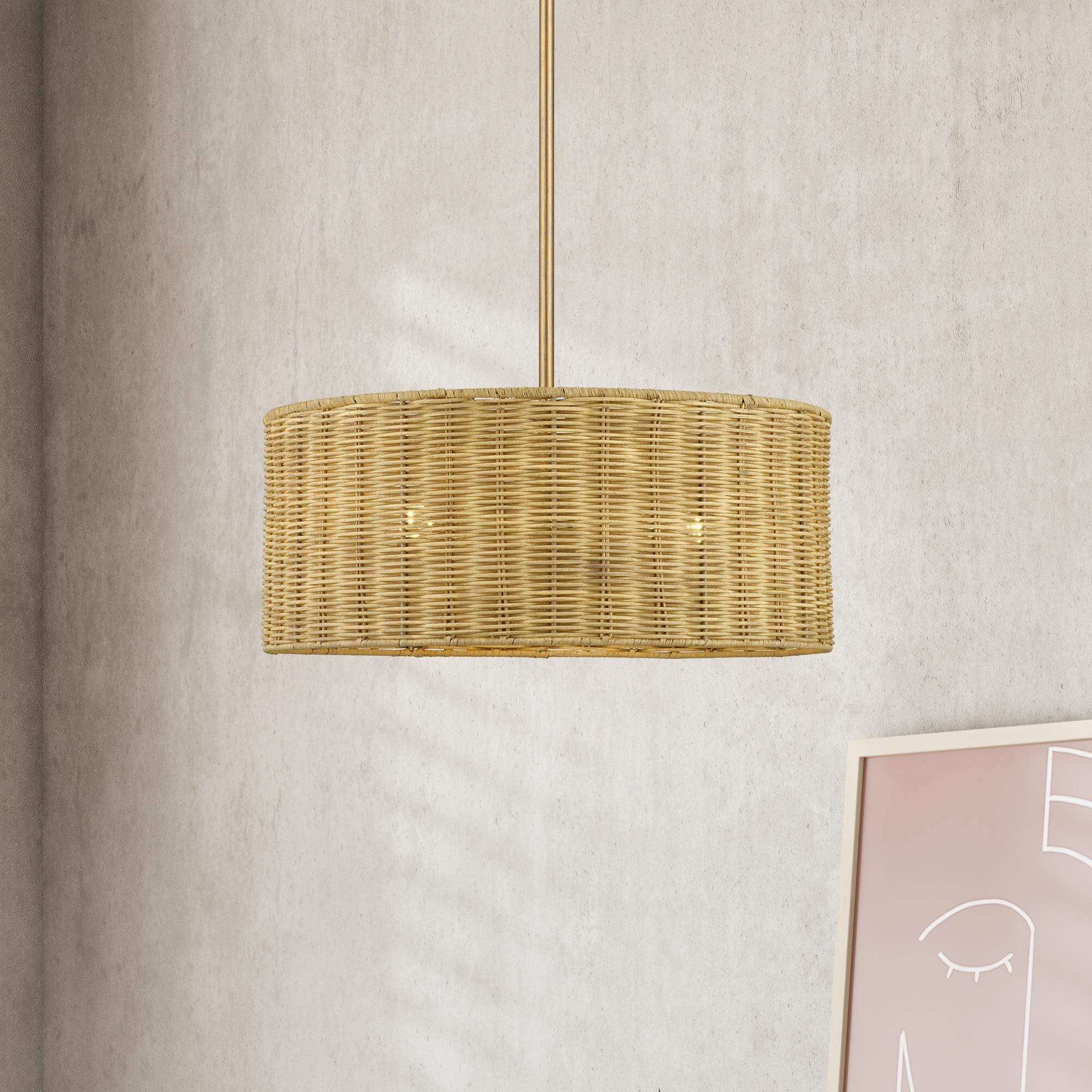 Weavington 18 Inch Large Pendant by Livex Lighting