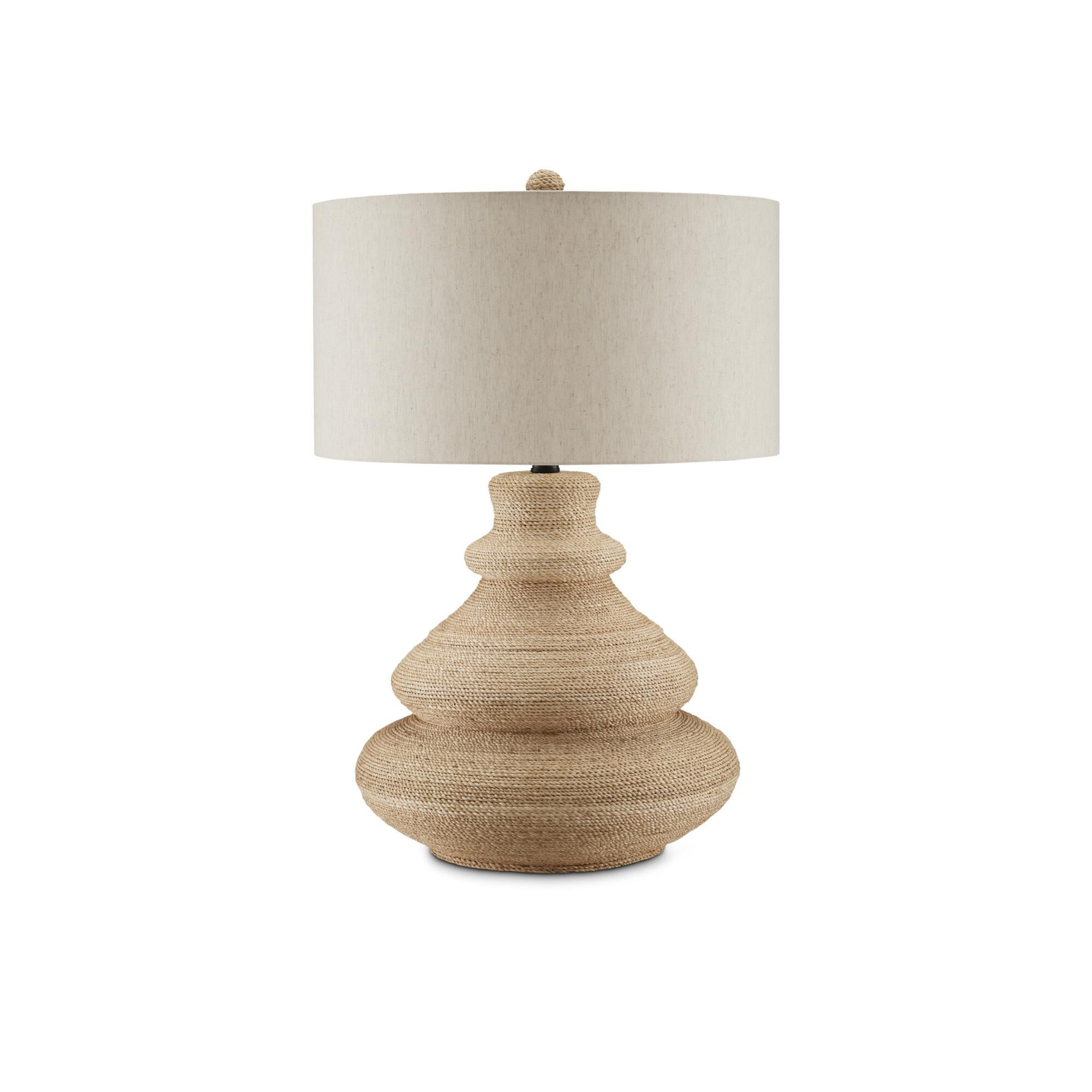 Shown in Natural finish and Natural Linen shade