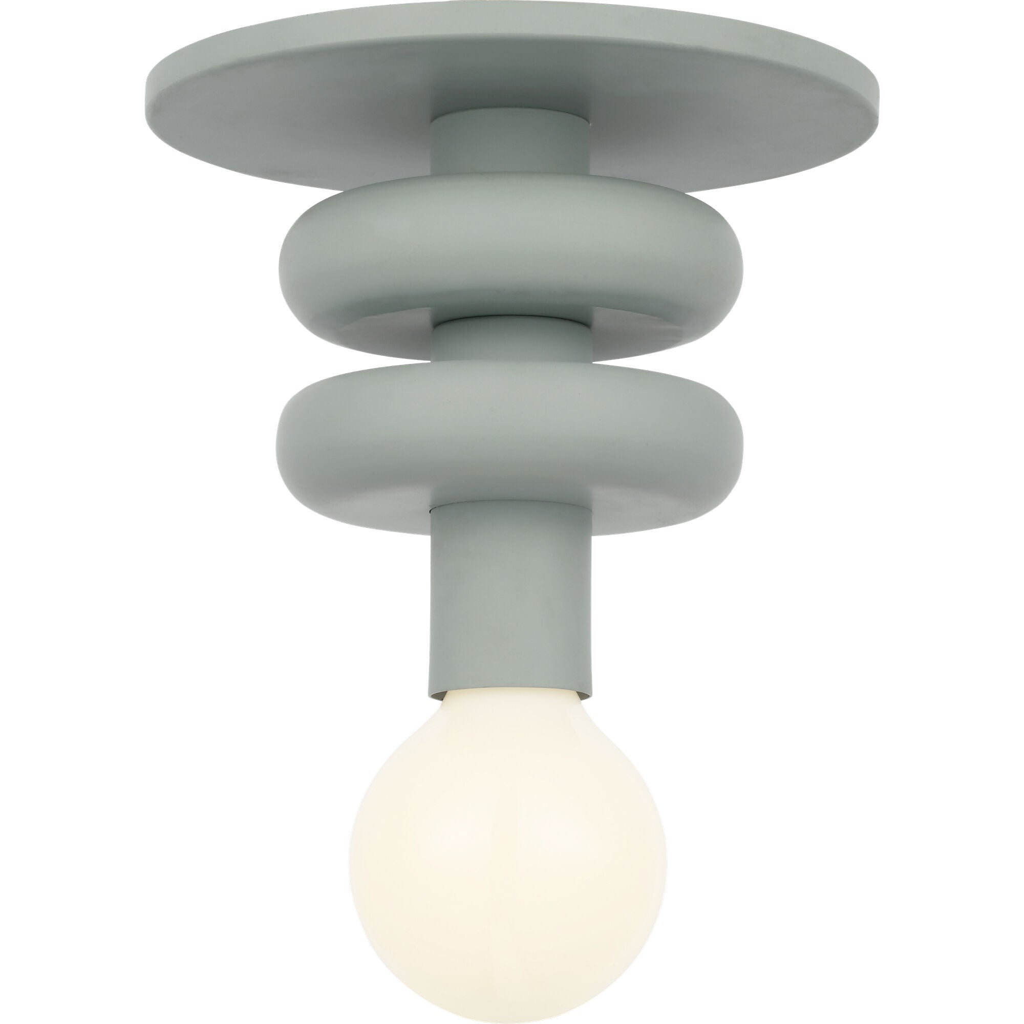 Malcolm 5 Inch Semi Flush Mount,