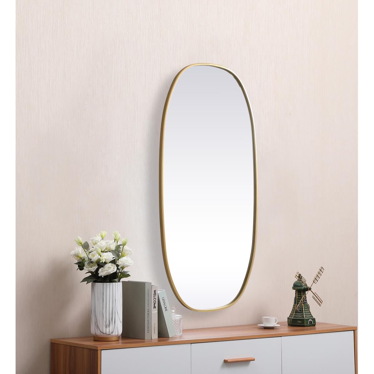Brynn 48 Inch Decorative Mirror by Elegant Decor