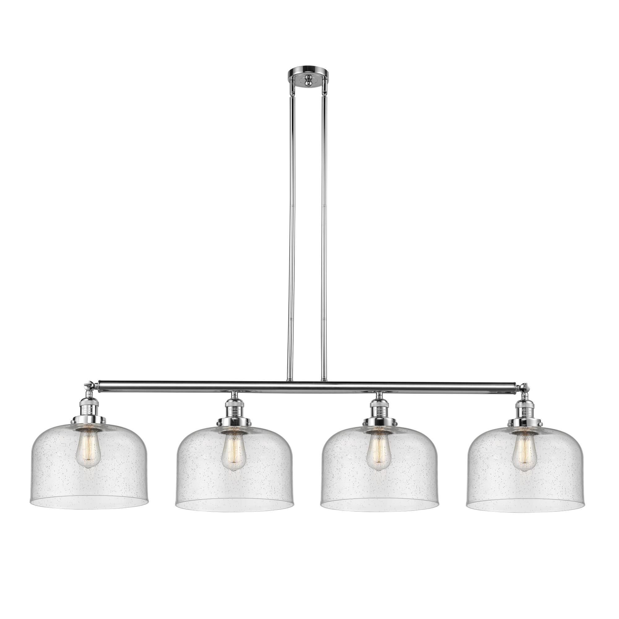 Bruno Marashlian X-Large Bell 54 Inch 4 Light Linear Suspension Light by Innovations Lighting