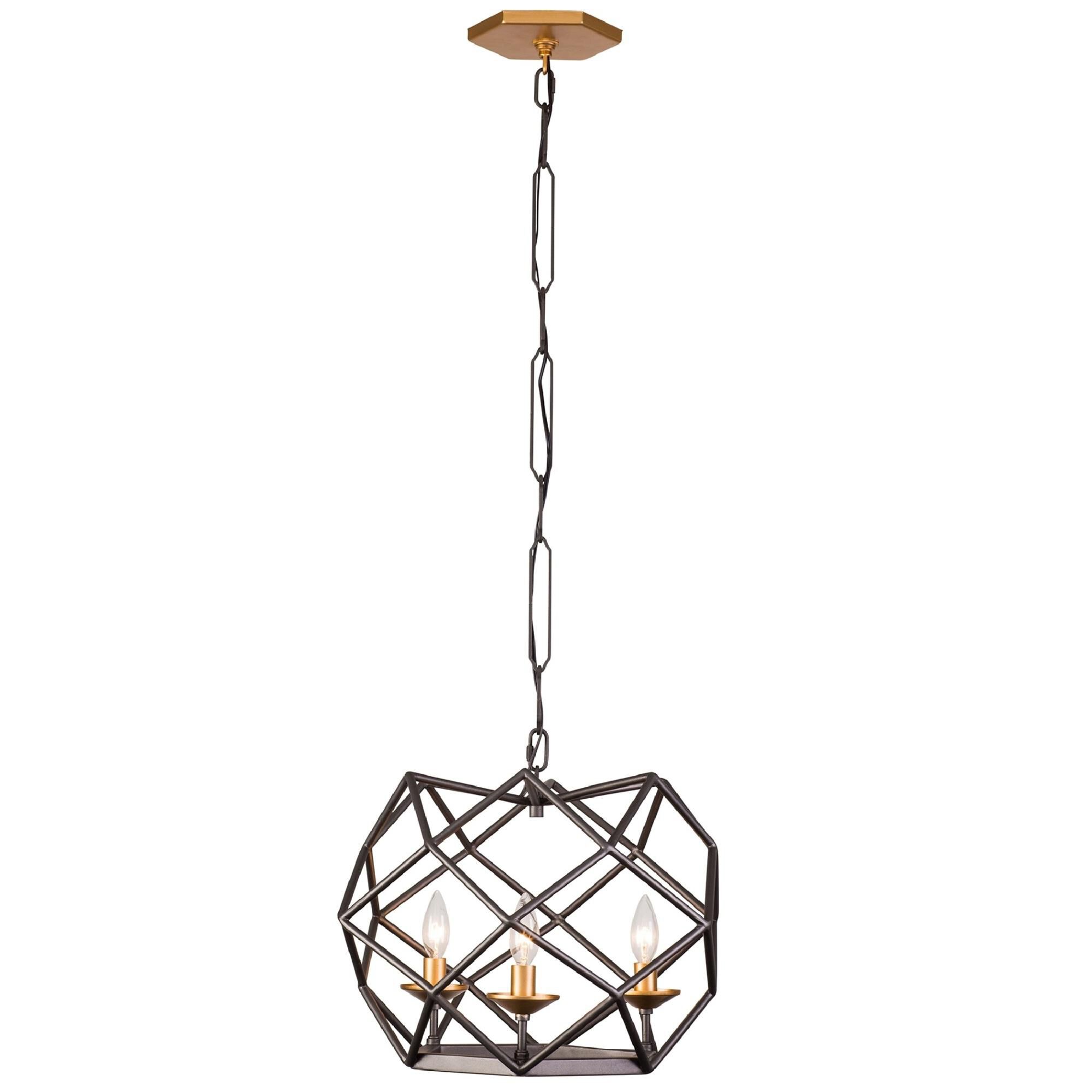 Shown in Antique Gold With Rustic Bronze finish