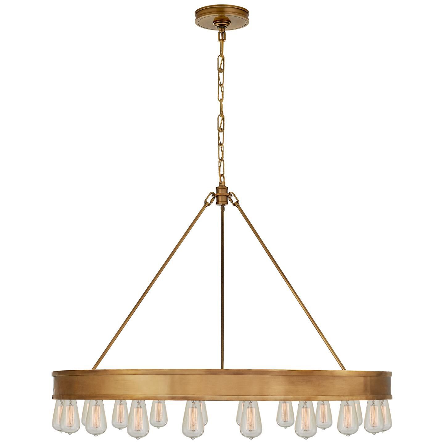 Ralph Lauren Roark 40 Inch 20 Light Chandelier Capitol Lighting