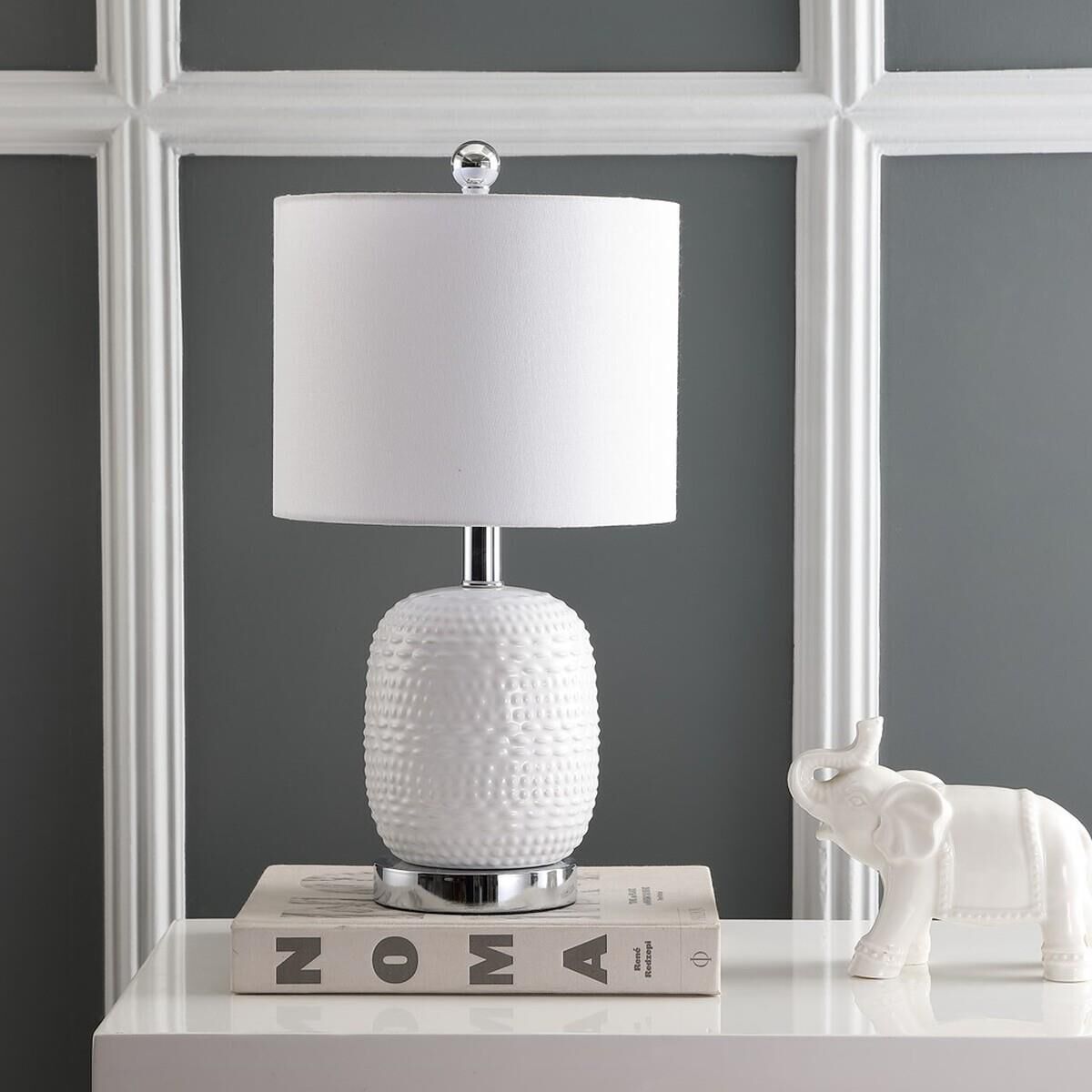 Shown in White finish and Cotton shade