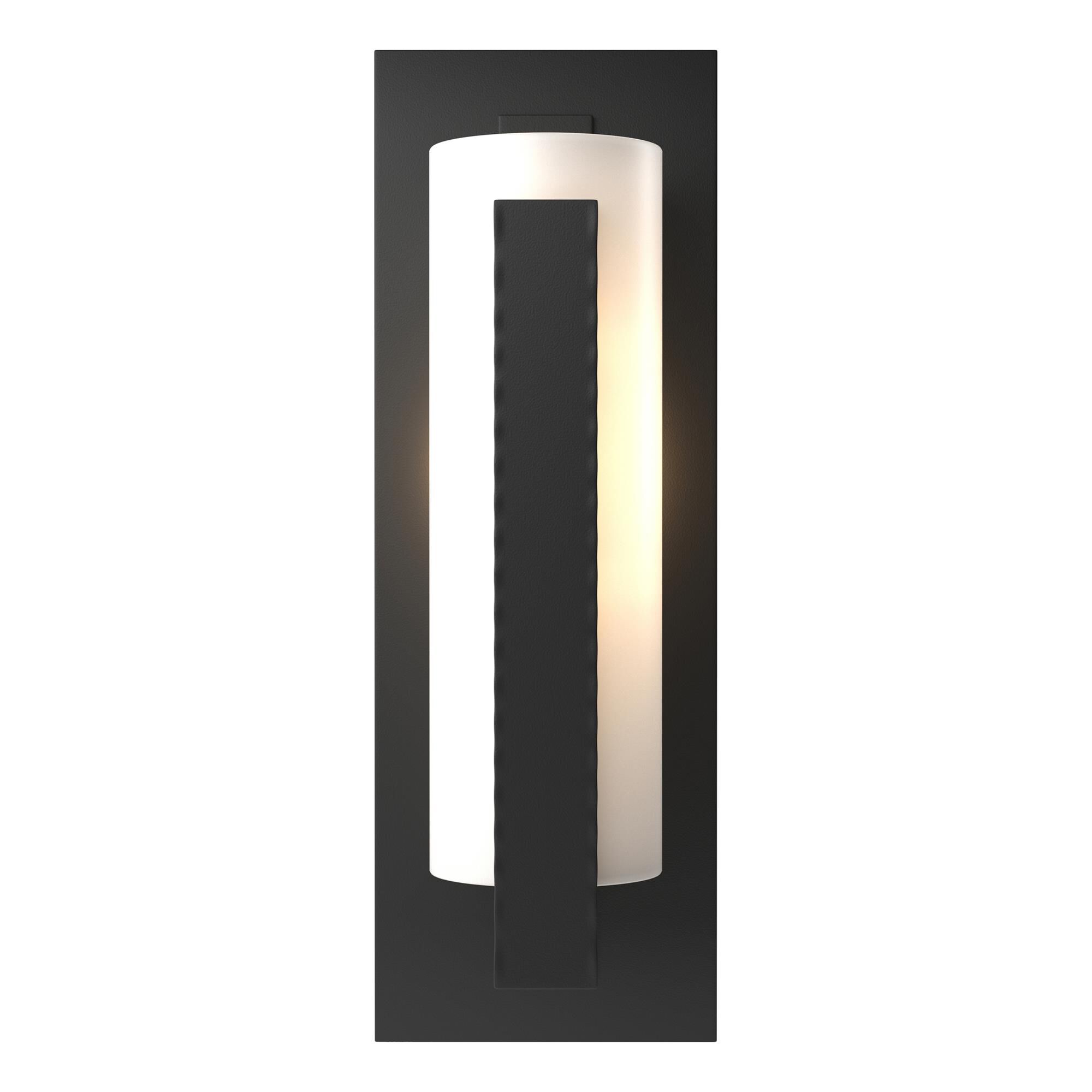 Shown in Coastal Black finish and Opal  glass