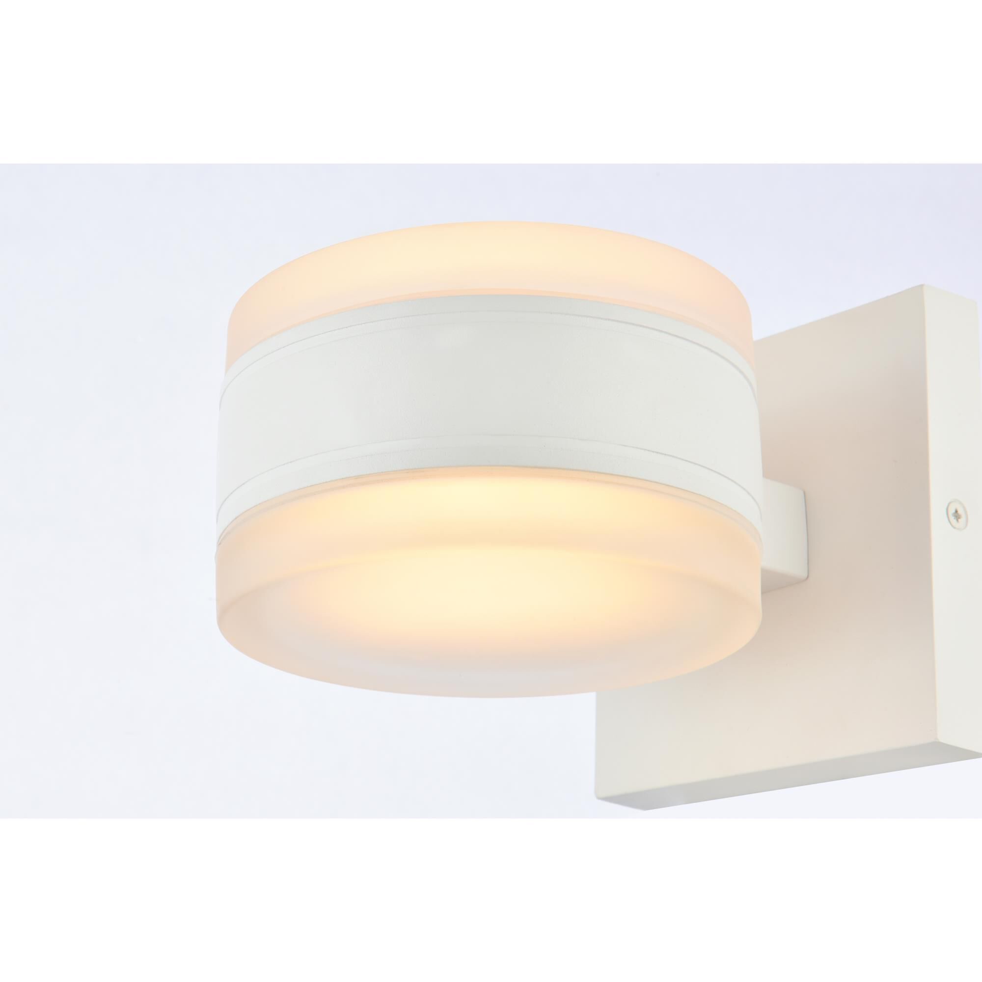 Elegant Lighting Raine 4 Inch Tall LED Outdoor Wall Light