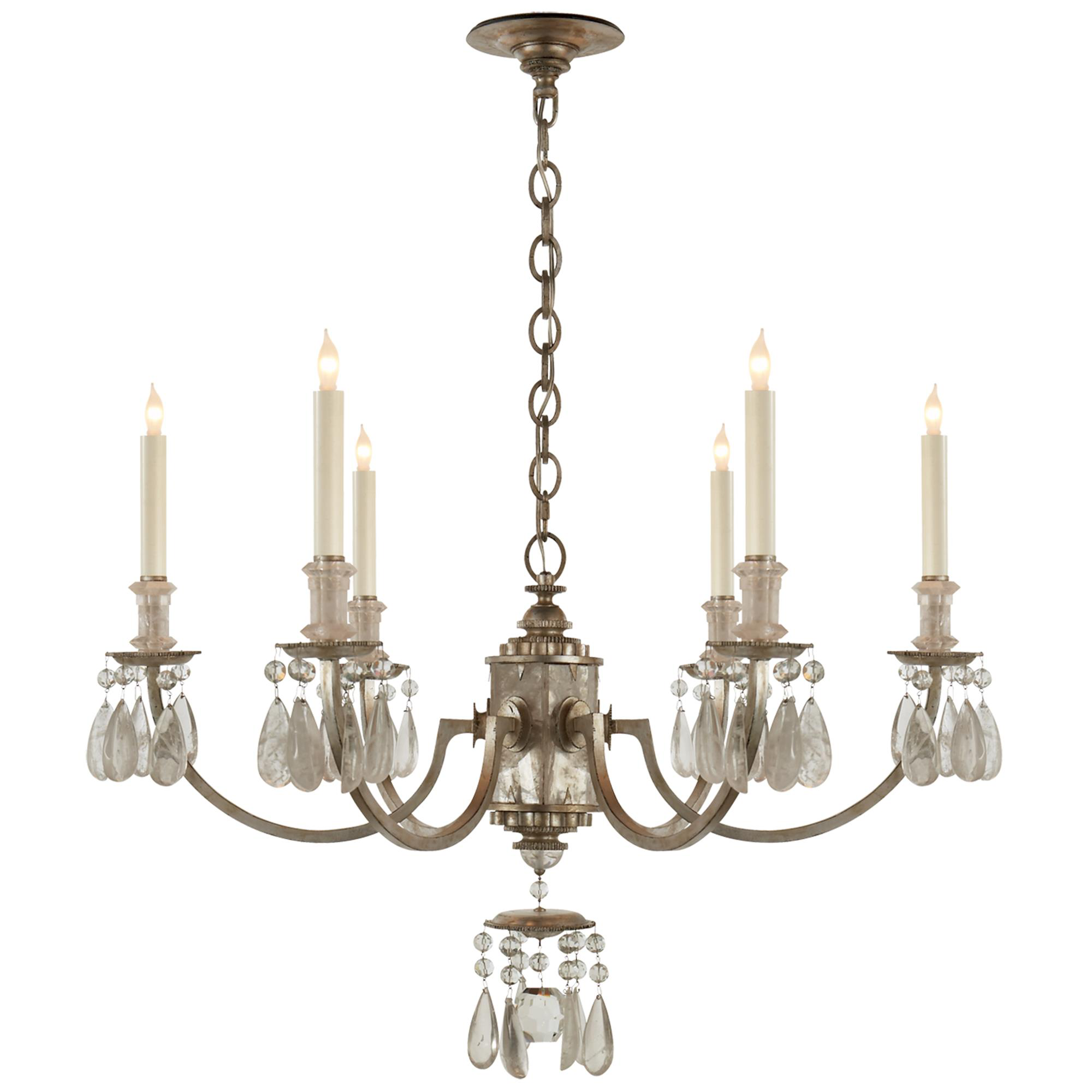 Shown in Burnished Silver Leaf finish