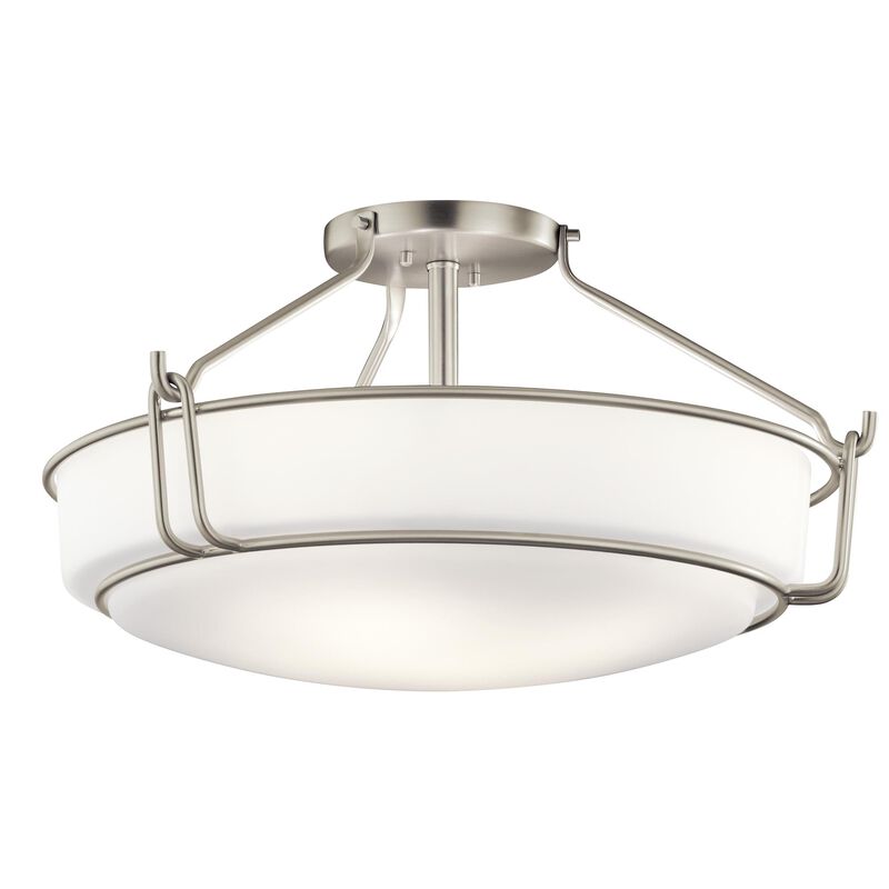 Alkire 22 Inch Semi Flush Mount by Kichler