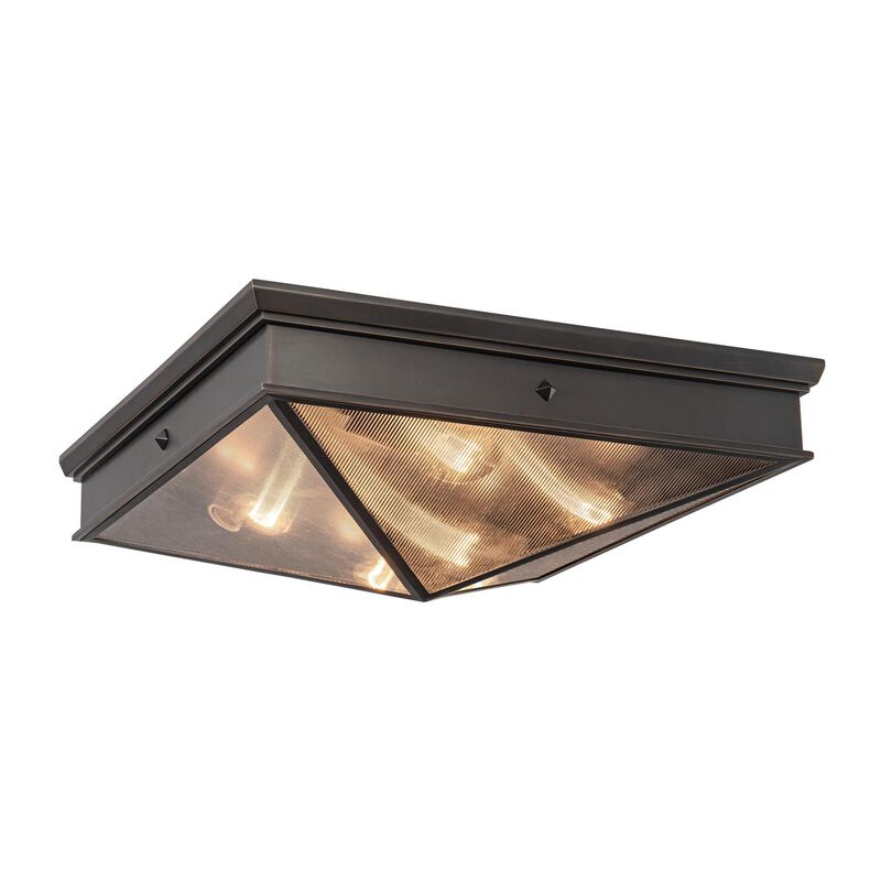 Elisa Carlucci Cairo 18 Inch 4 Light Flush Mount by Alora Lighting