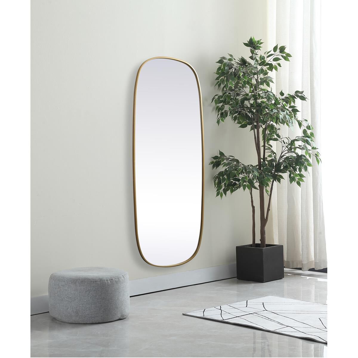 Brynn 60 Inch Decorative Mirror by Elegant Decor