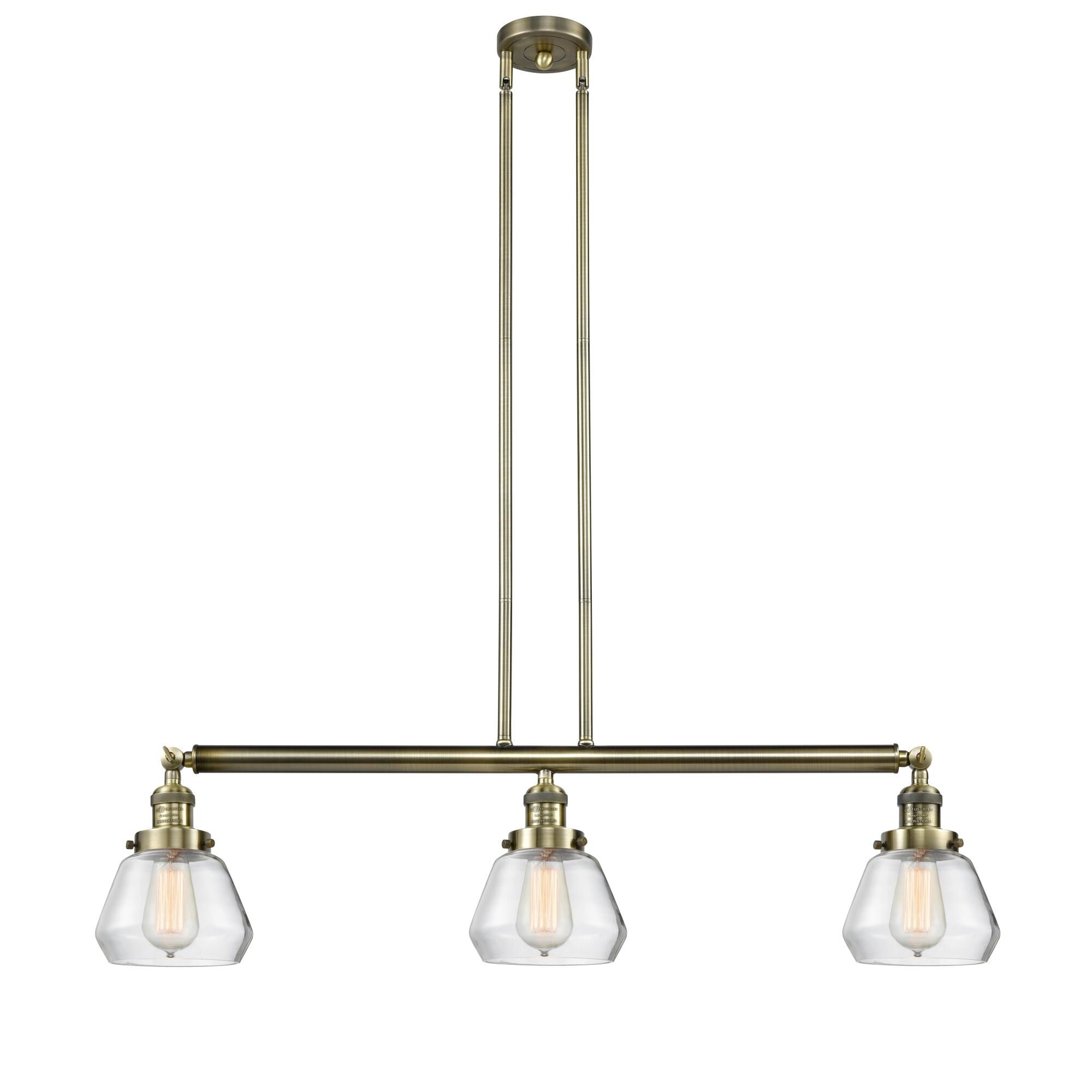 Bruno Marashlian Fulton 36 Inch 3 Light Linear Suspension Light by Innovations Lighting
