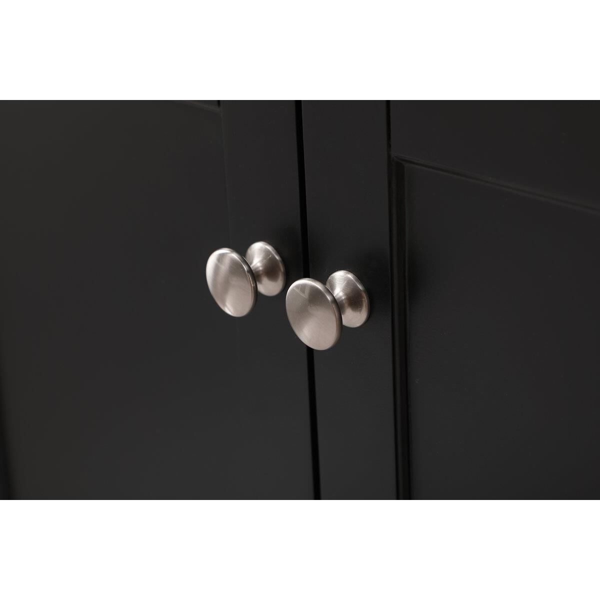 Shown in Black finish