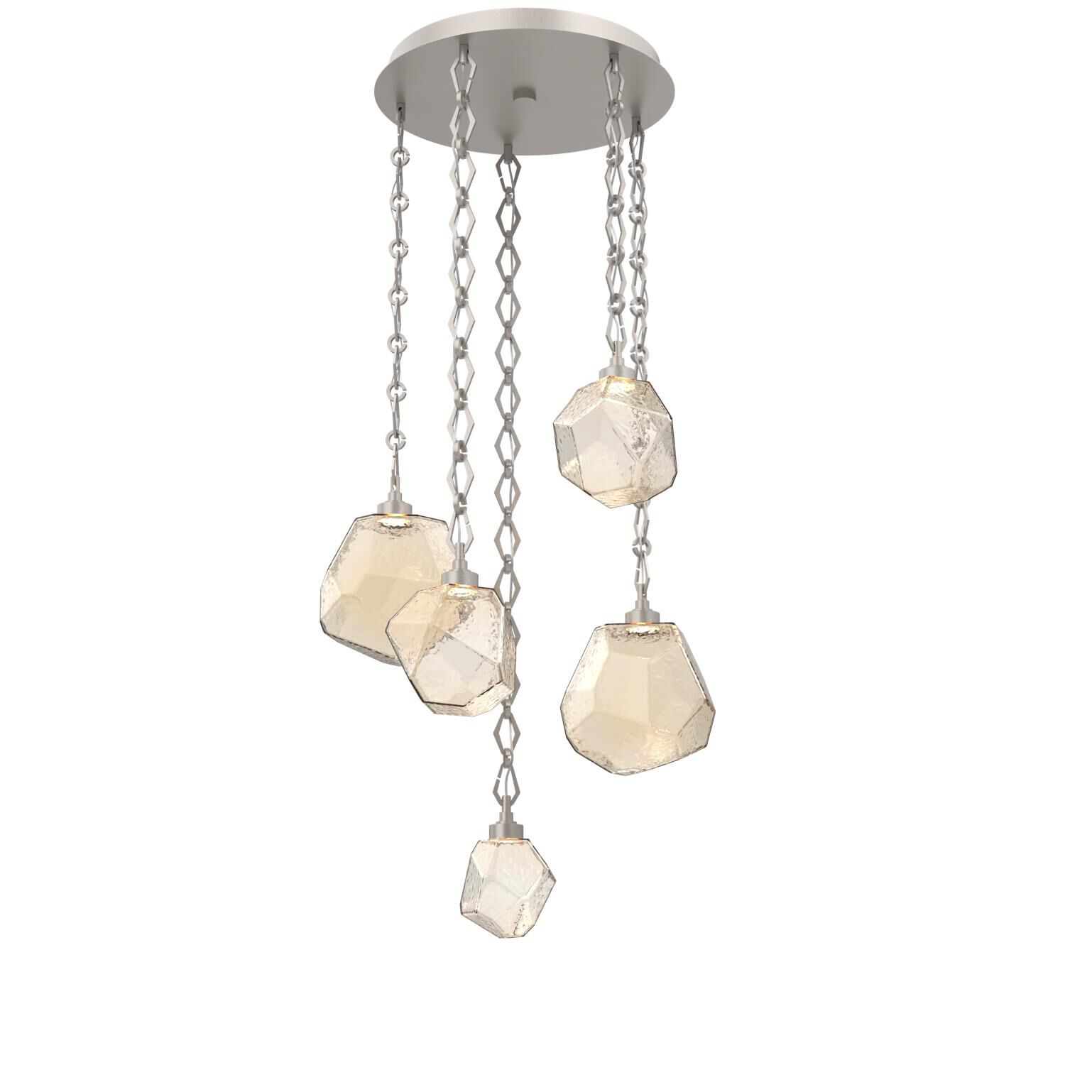 Levi Wilson Gem 23 Inch Multi Light Pendant by Hammerton Studio