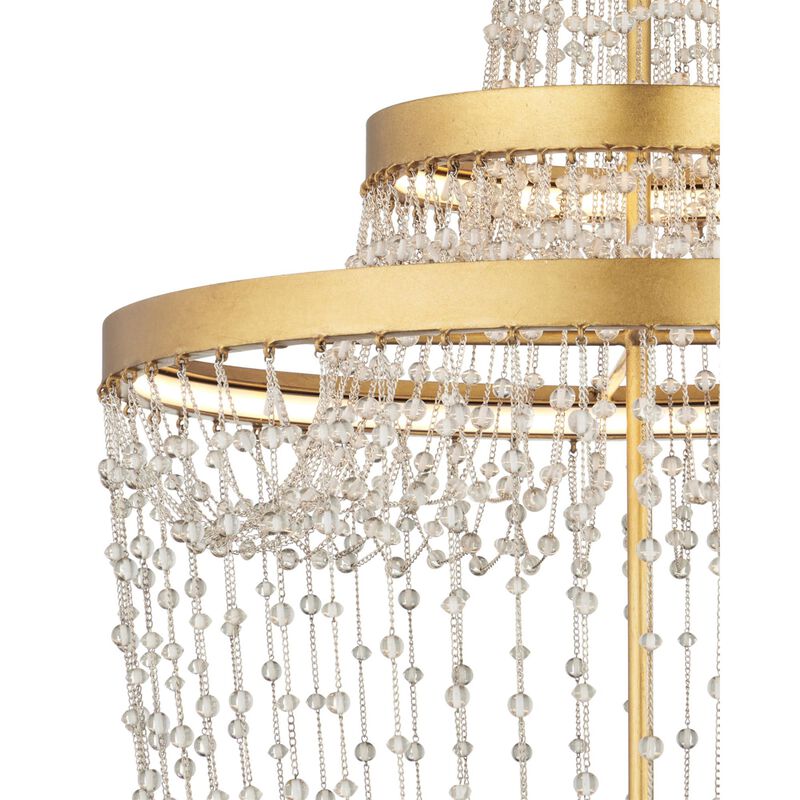 Mademoiselle 22 Inch Mini Chandelier by Currey and Company