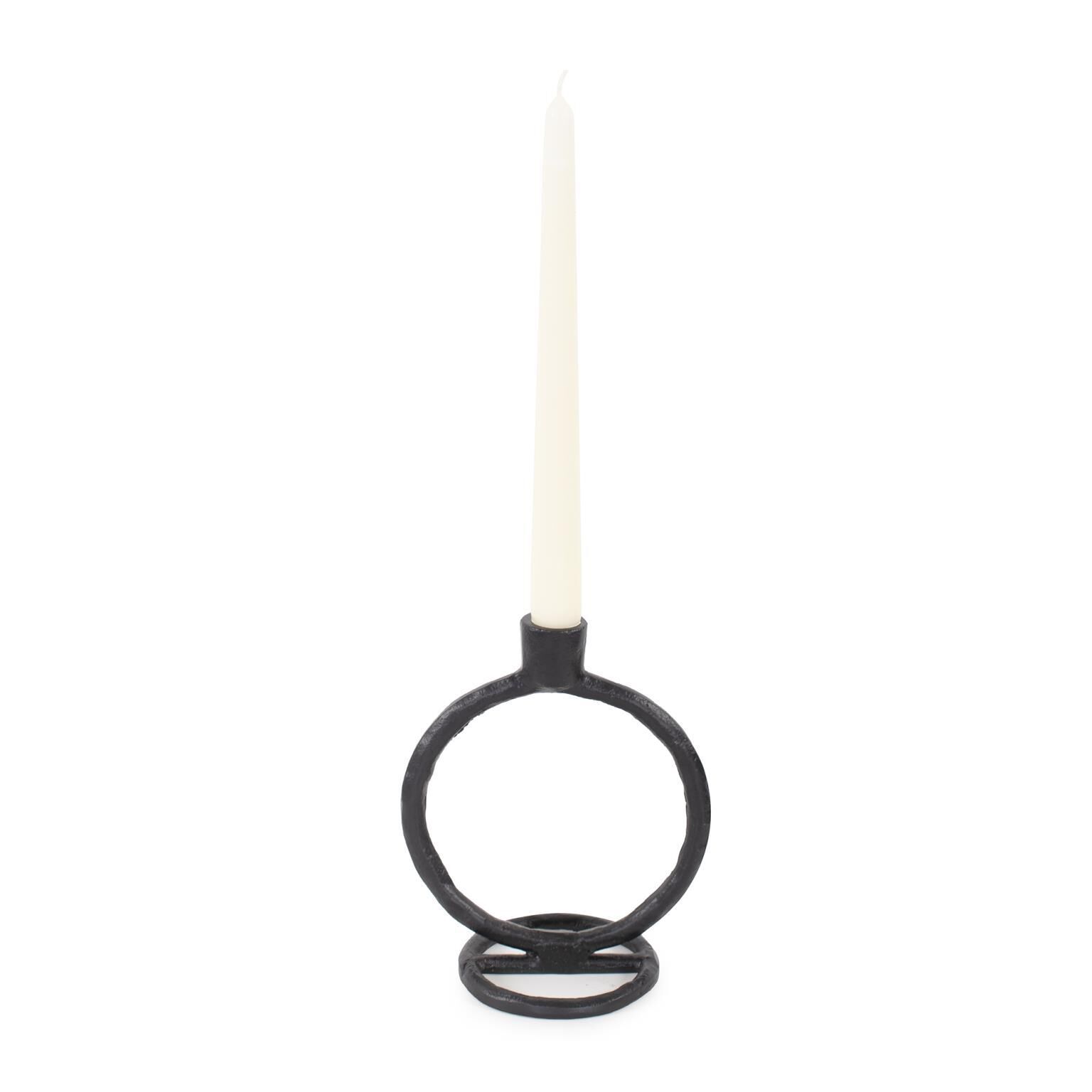 Single Circle Arman Candle Holder by Howard Elliott Collection