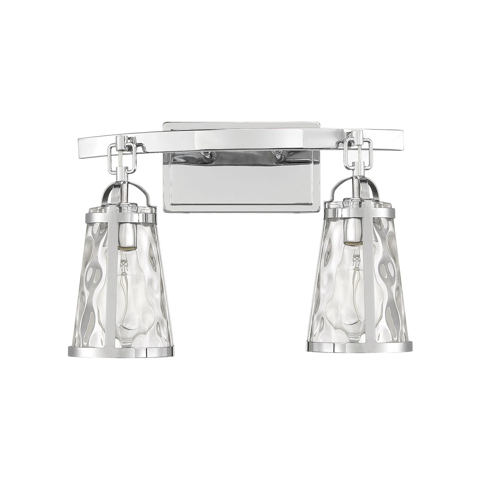 Shown in Polished Chrome finish and Water glass