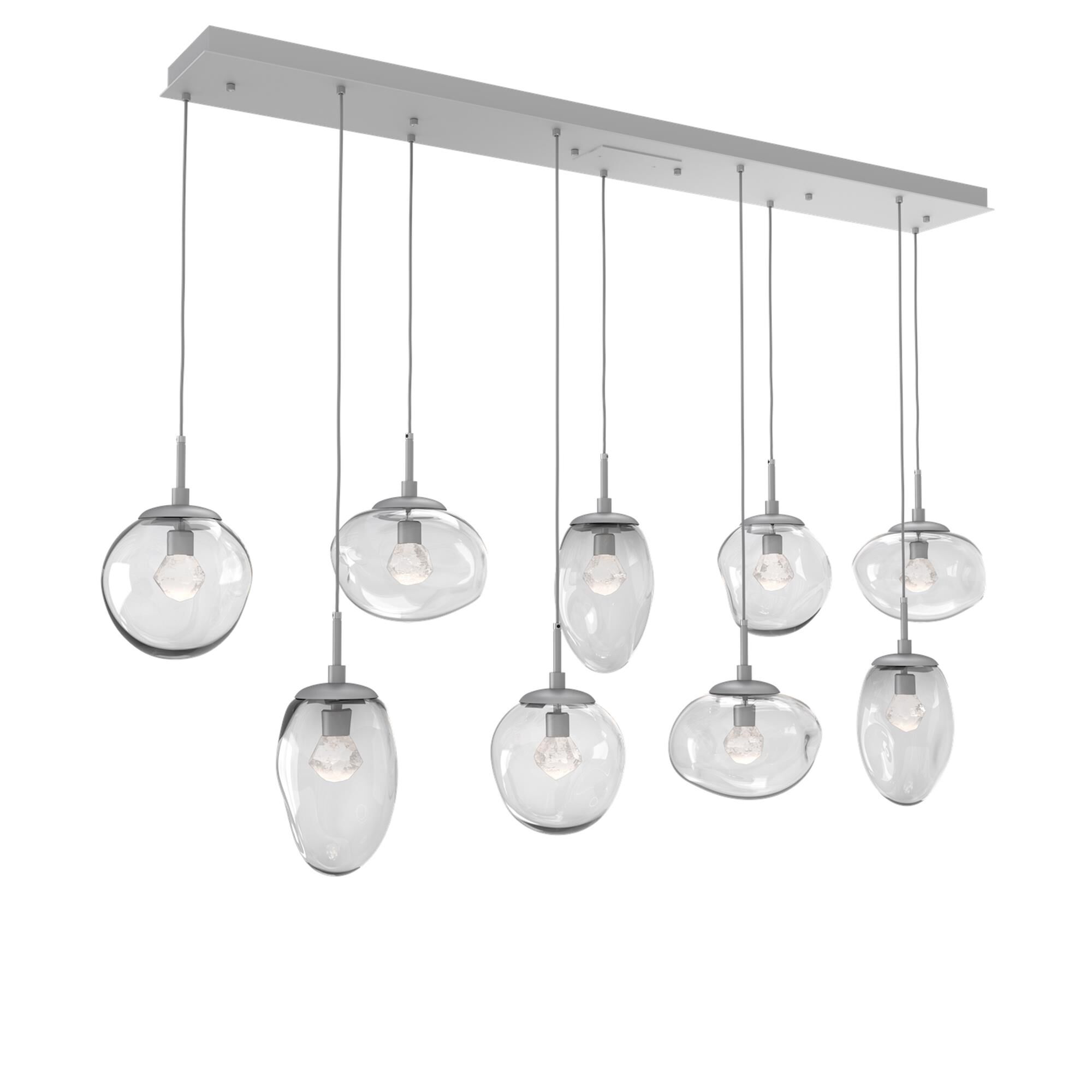 Shown in Classic Silver finish and Zircon Inner And Clear Outer glass