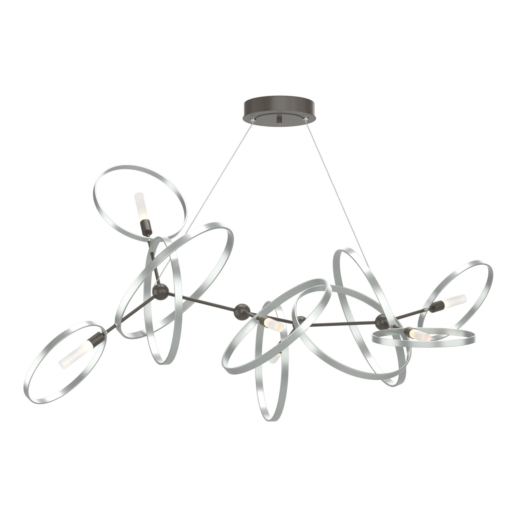 Celesse 59 Inch 6 Light Linear Suspension Light by Hubbardton Forge
