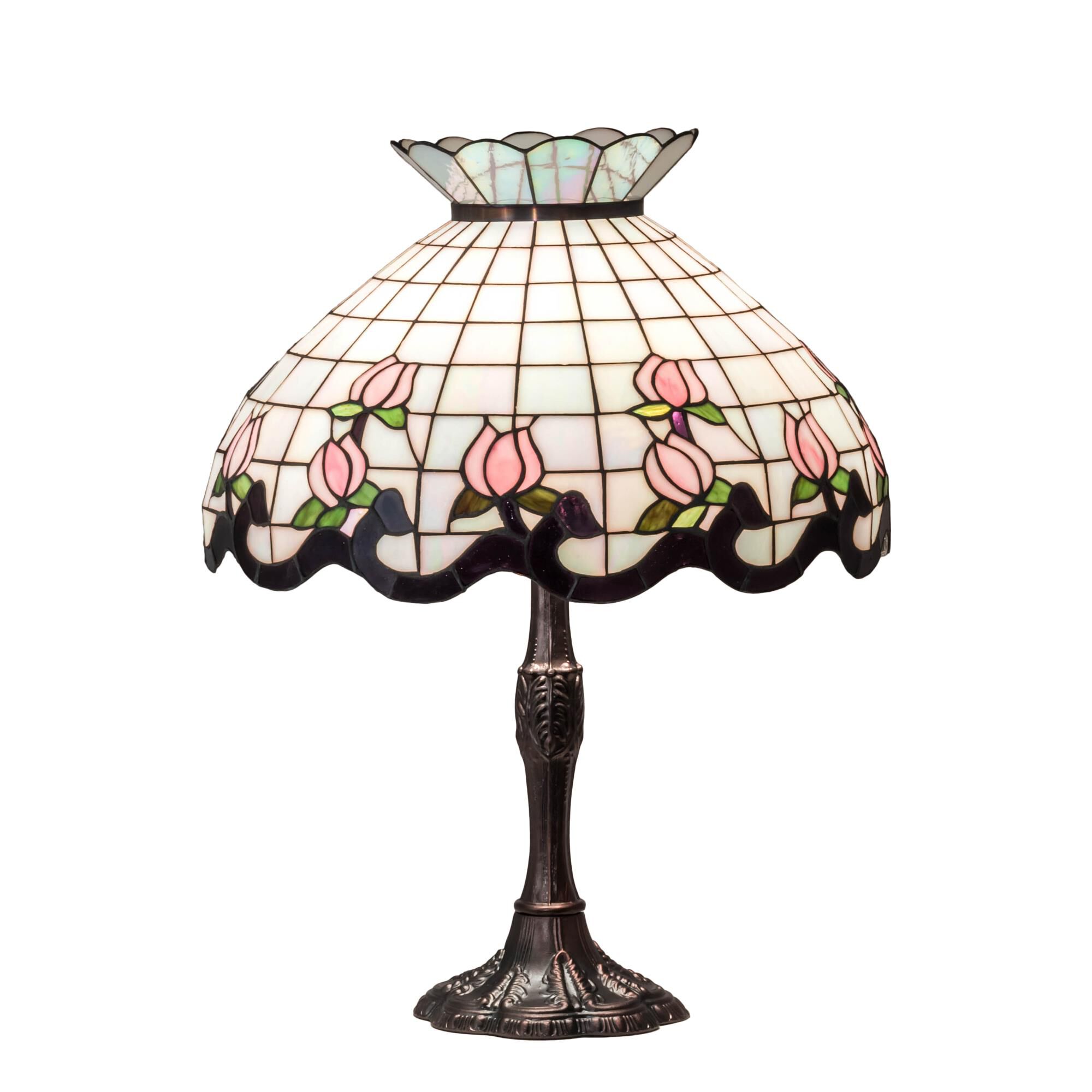 Roseborder 28 Inch Table Lamp by Meyda Lighting