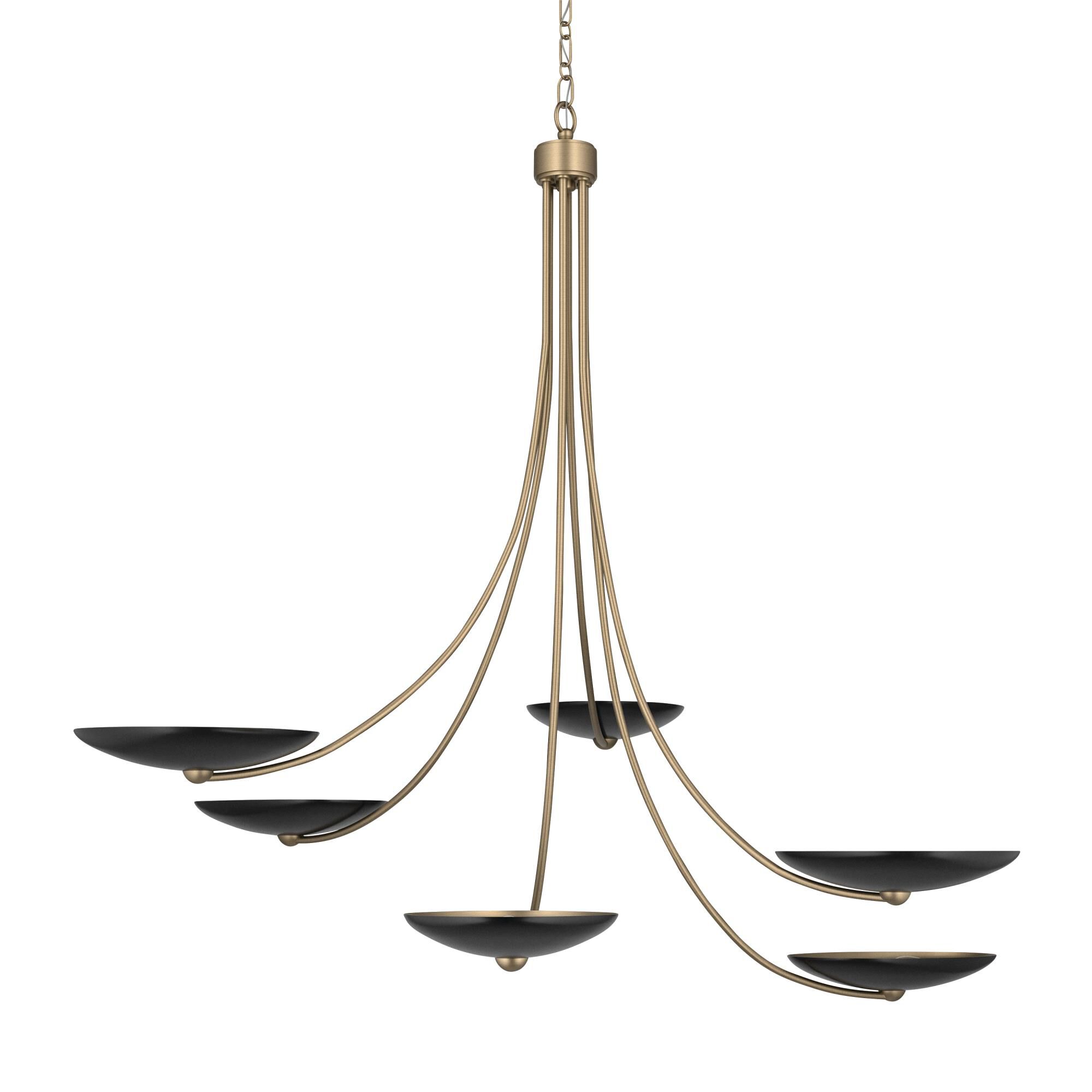 Shown in Champagne Bronze finish and Champagne Bronze and Black shade