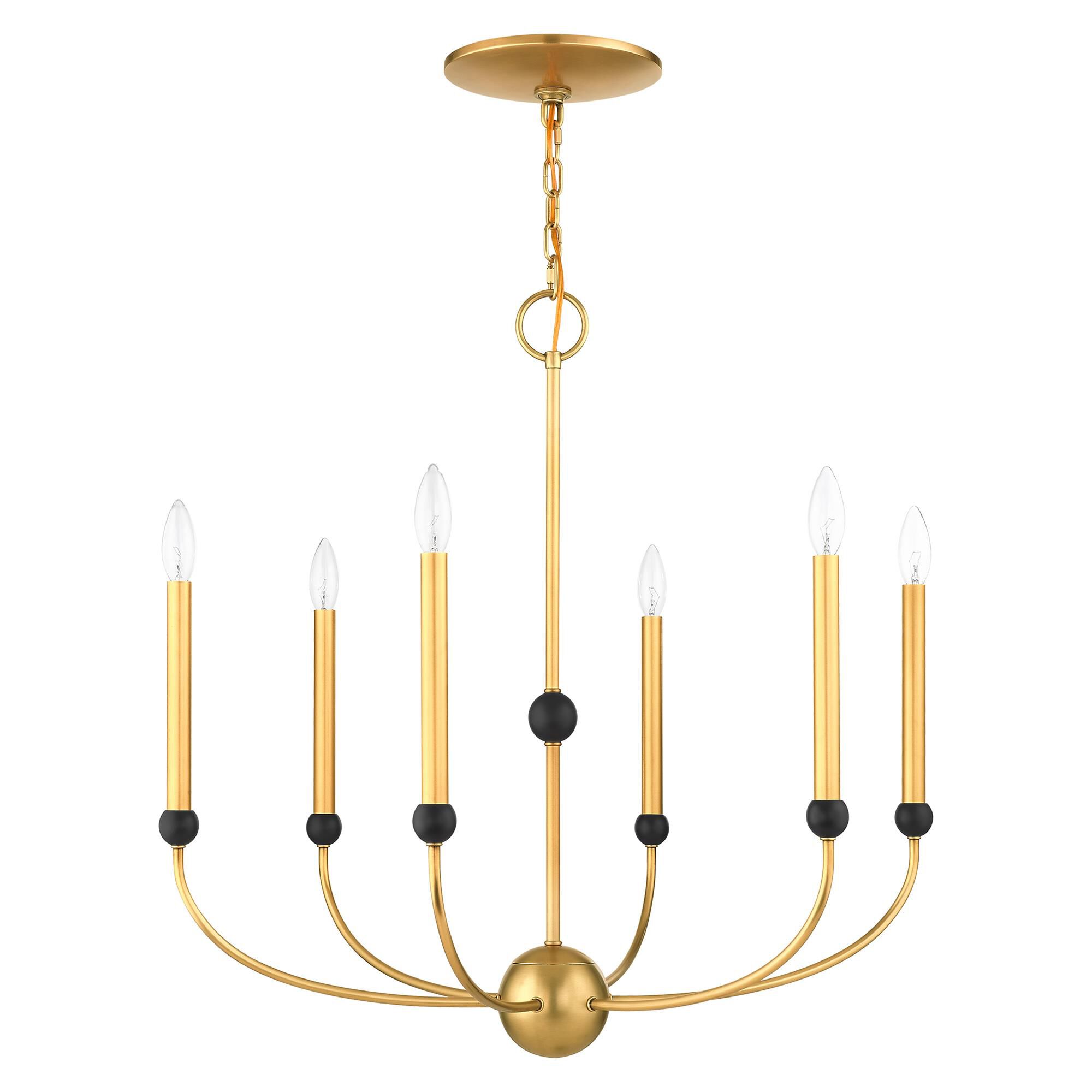 Cortlandt 6 Light Chandelier by Livex Lighting