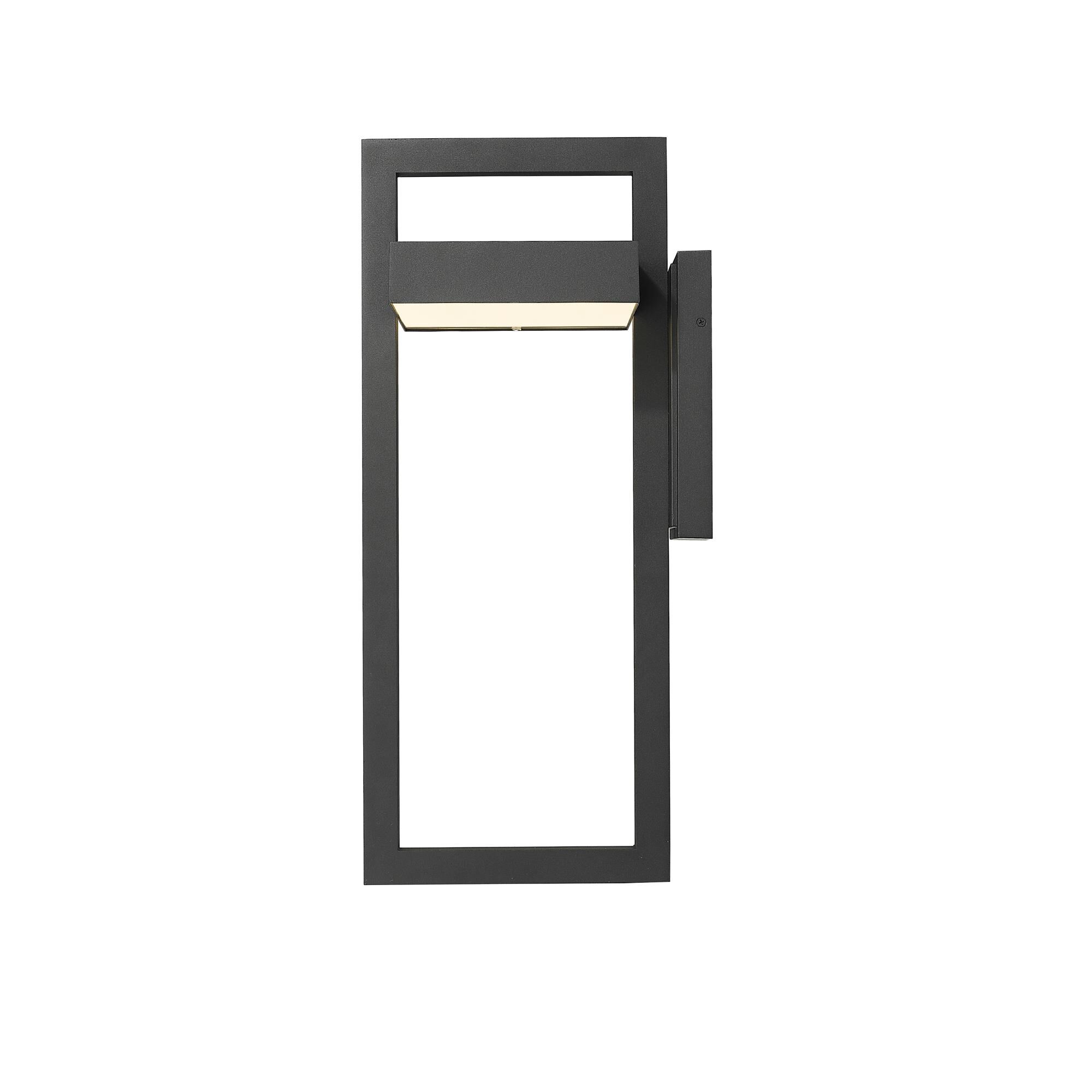 Shown in Black finish and Glass shade