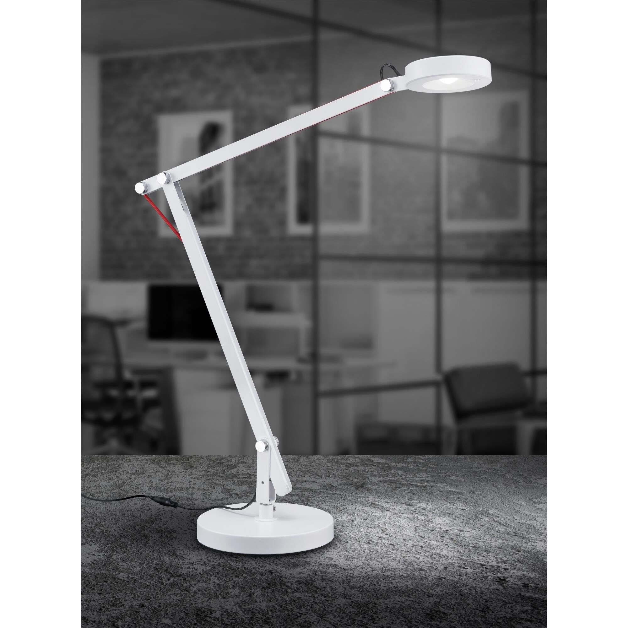 Shown in White finish