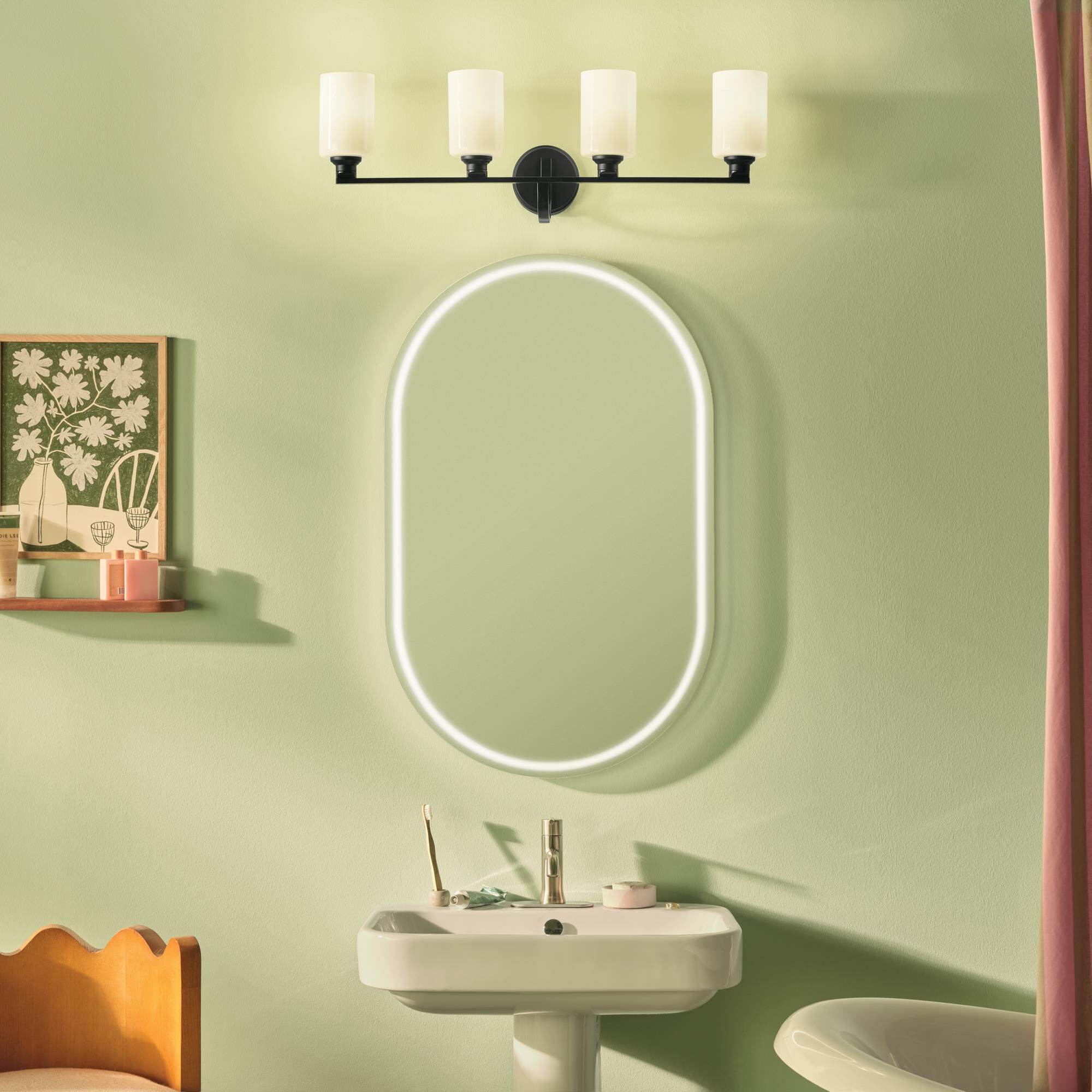 Gioe 32 Inch Bath Vanity Light by Kichler Lighting