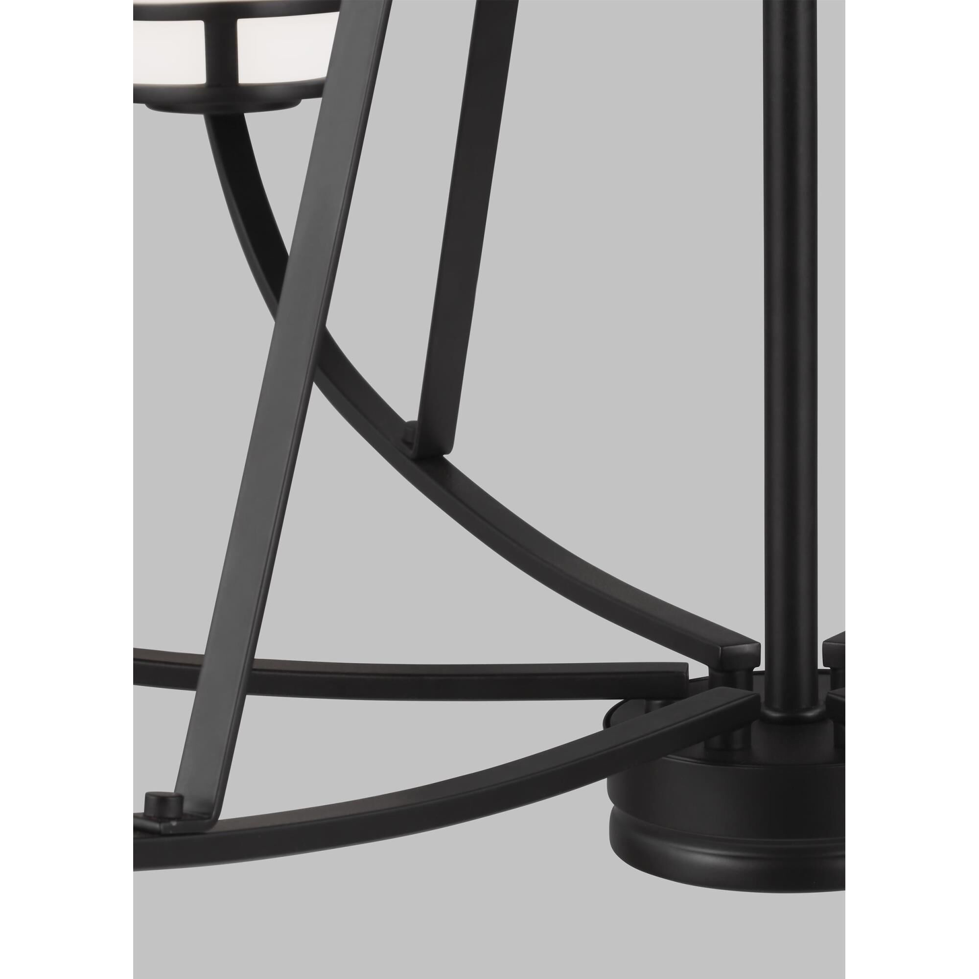 Shown in Midnight Black finish and Etched / White Inside glass