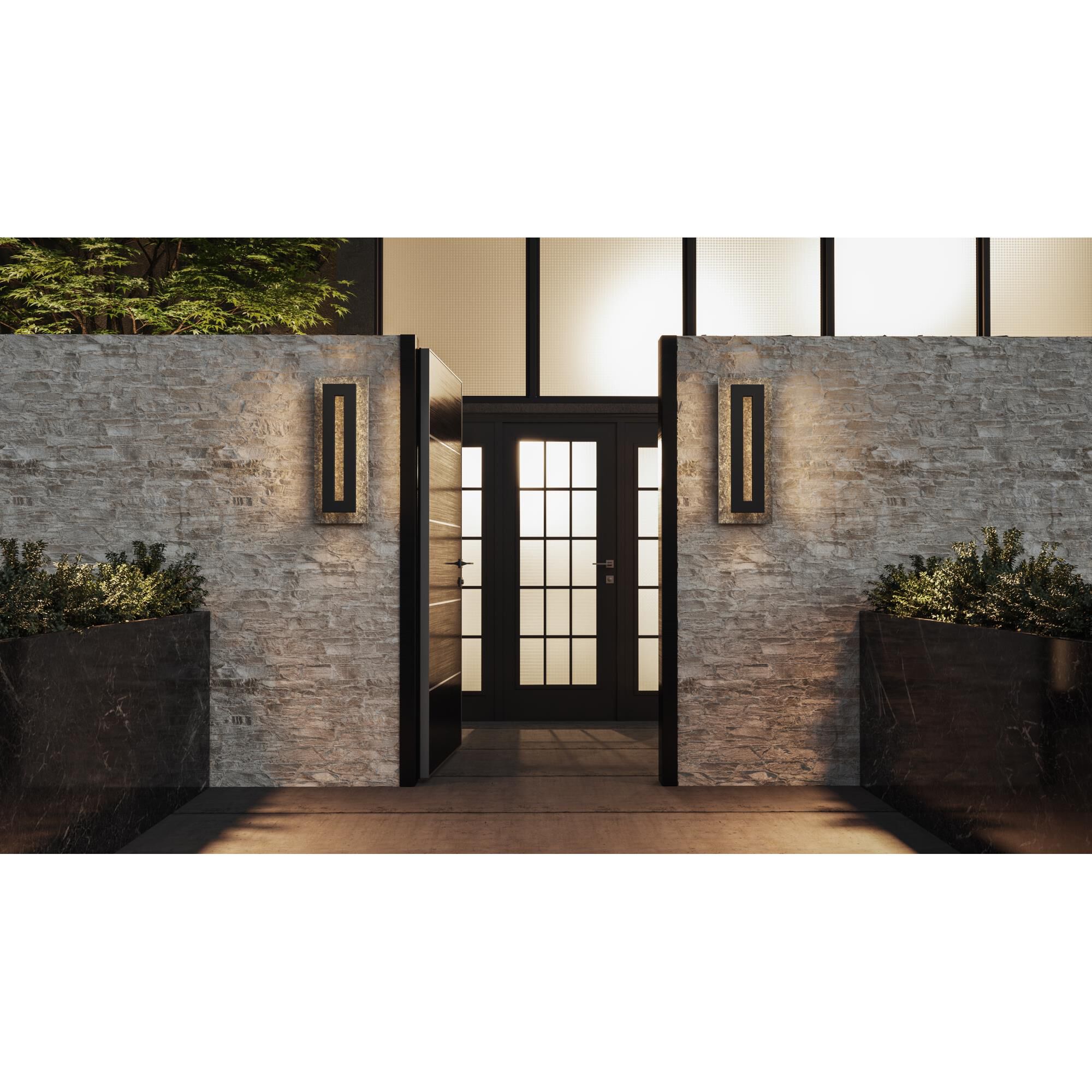 Quoizel Tate 22 Inch Tall LED Outdoor Wall Light