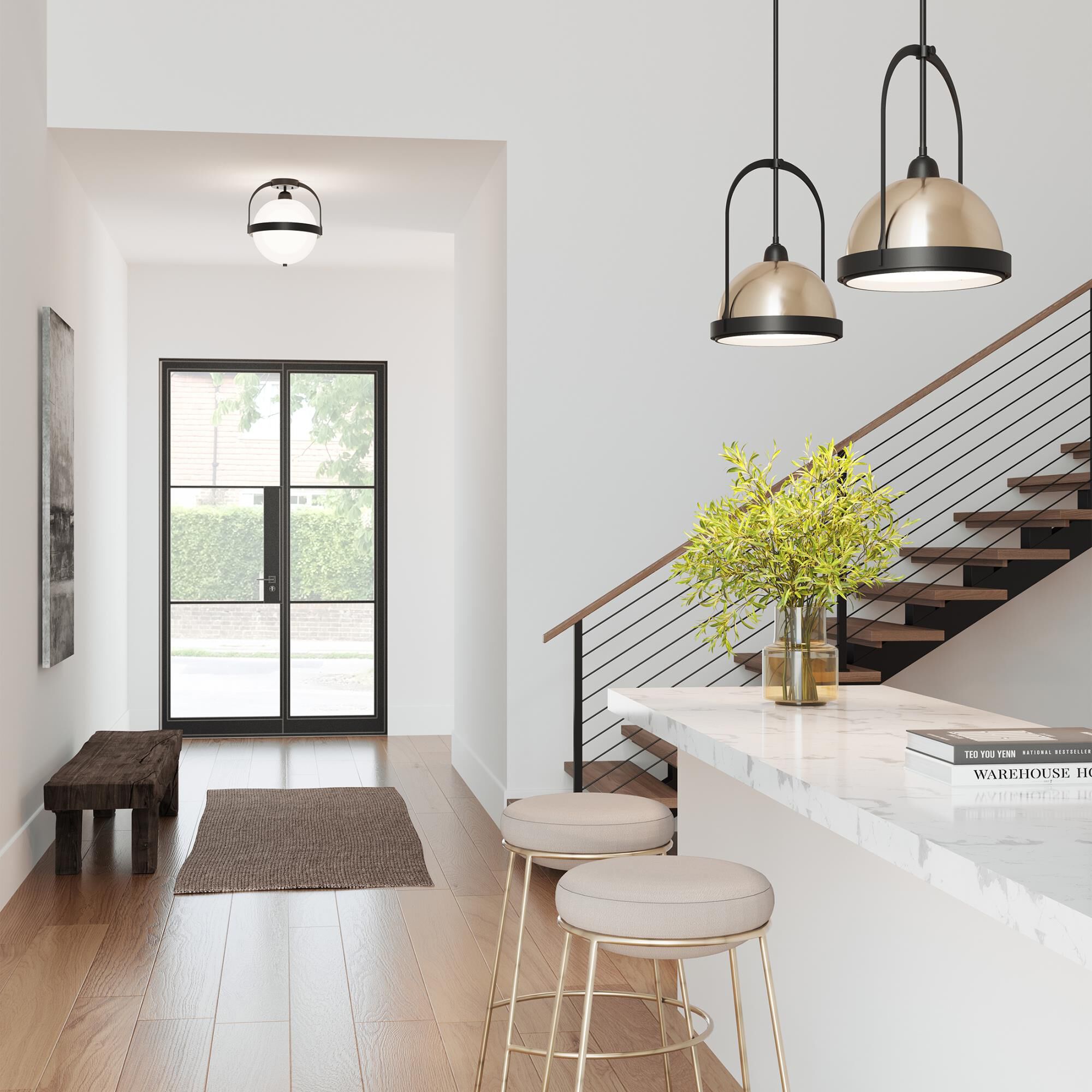 Atlas Large Pendant by Hubbardton Forge