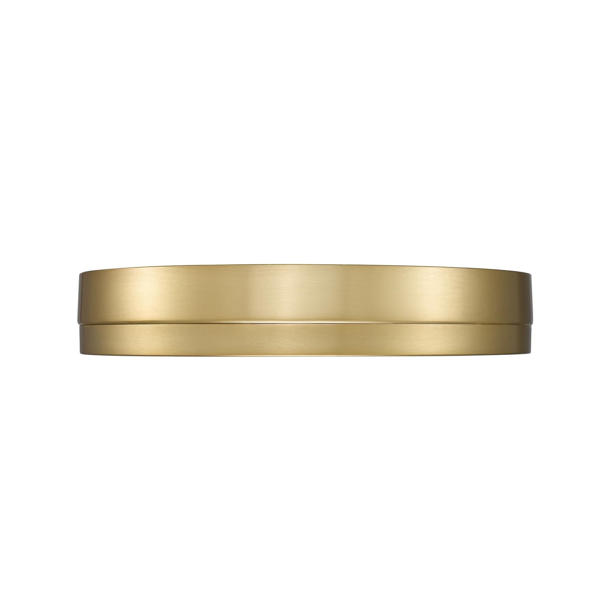 Shown in Modern Gold finish and Frosted glass and Frosted shade