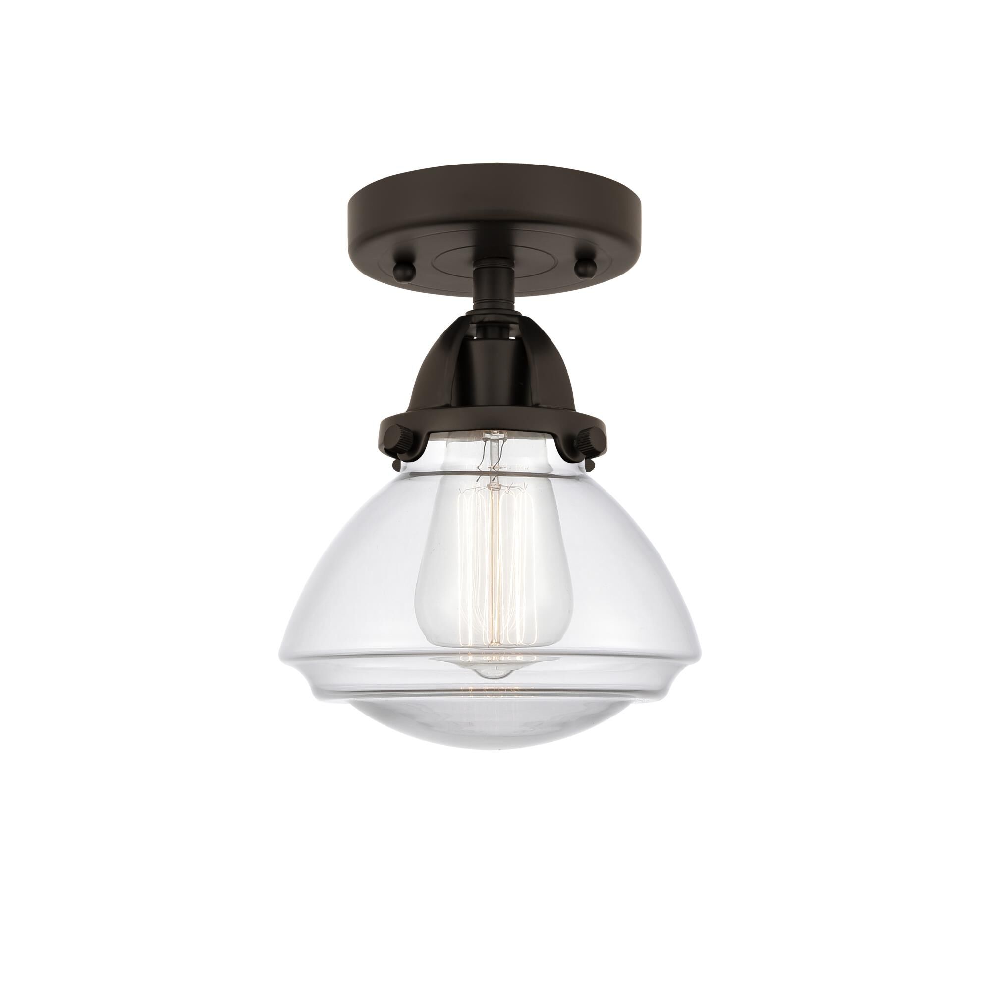 Bruno Marashlian Olean 6 Inch 1 Light Semi Flush Mount by Innovations Lighting