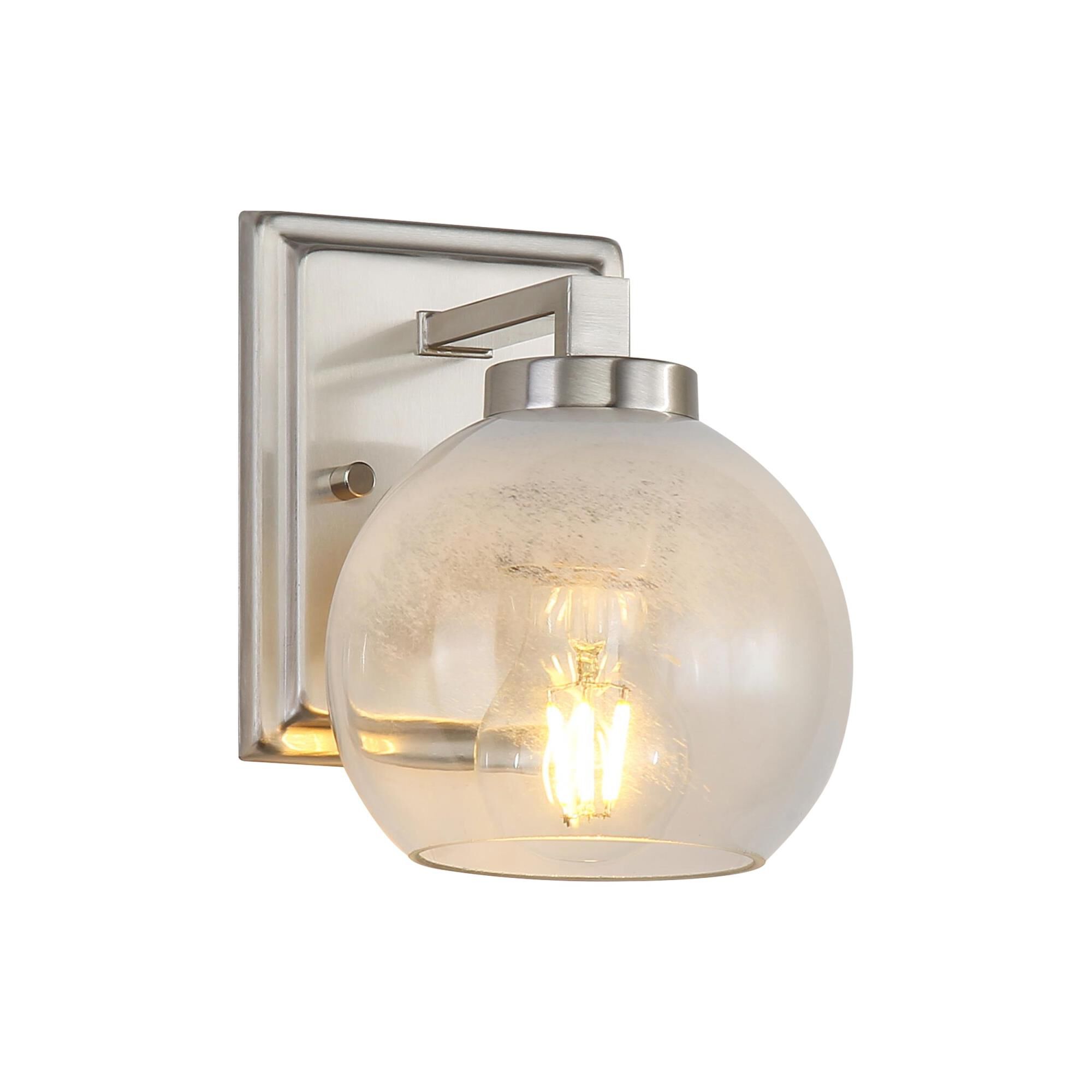 Shown in Pewter finish and Alabaster shade