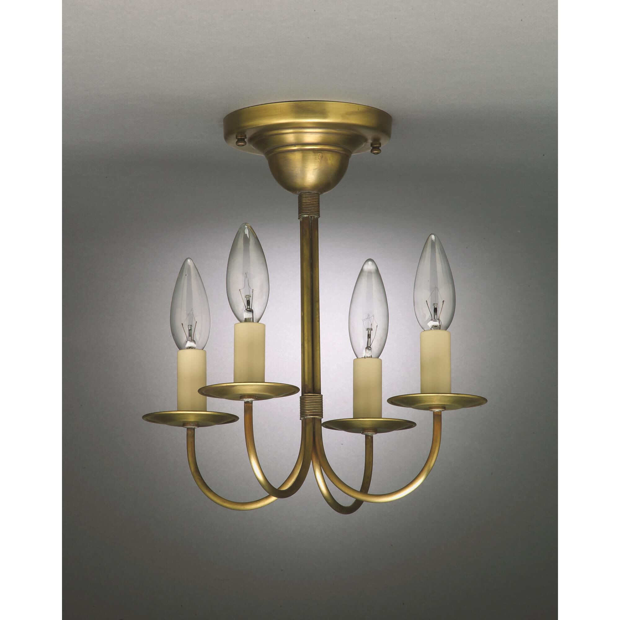 11 Inch 4 Light Outdoor Flush Mount,