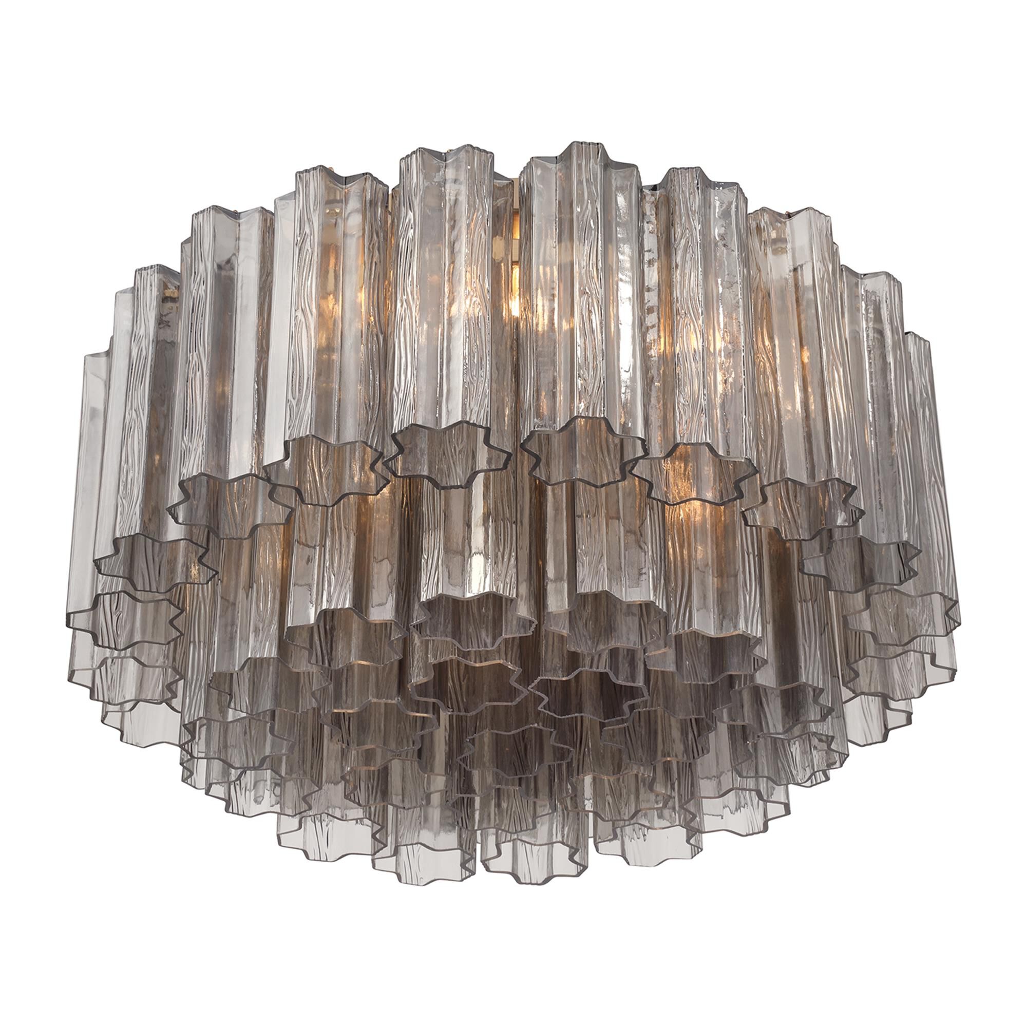 Addis 22 Inch 7 Light Semi Flush Mount,