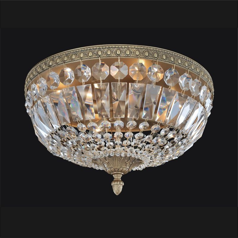 Lemire 14 Inch 4 Light Flush Mount by Allegri