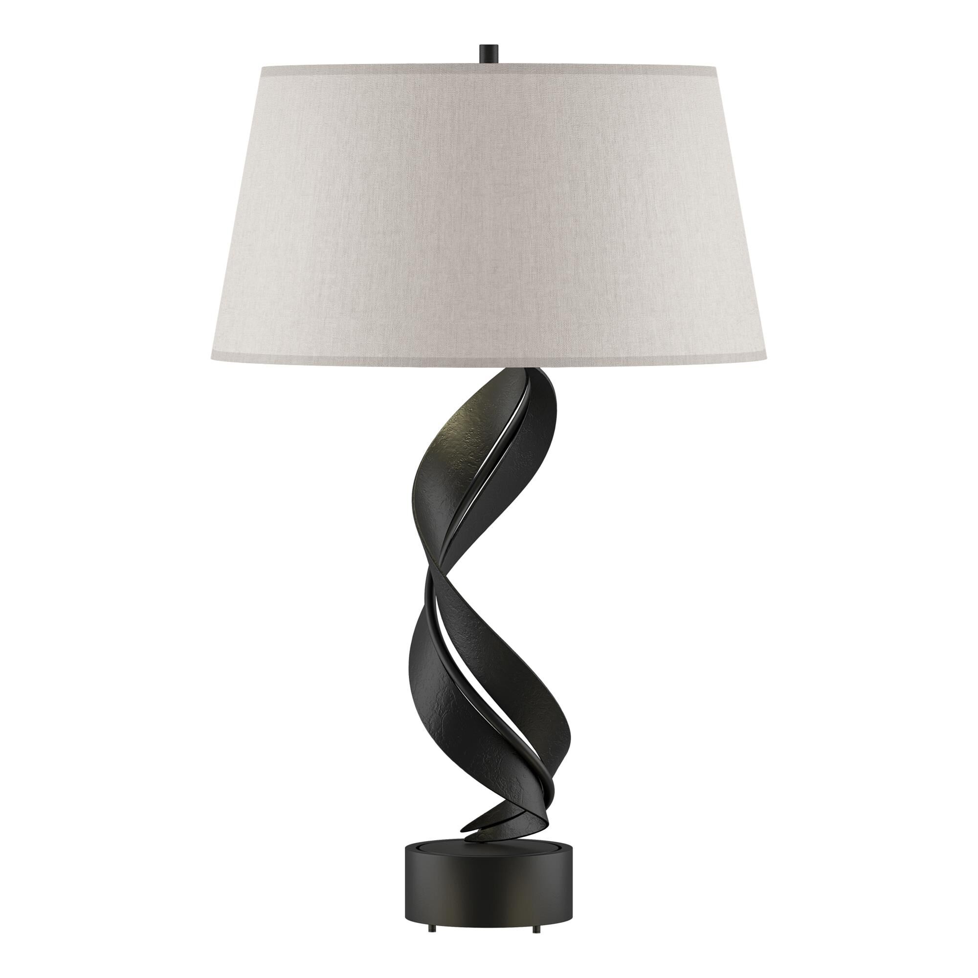 Shown in Black finish and Flax shade