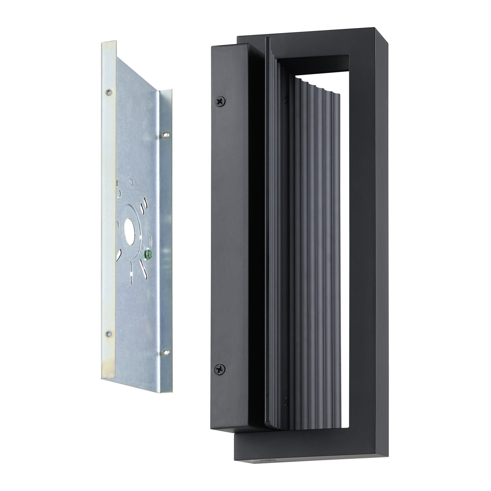 Shown in Matte Black finish and Clear Polycarbonate glass