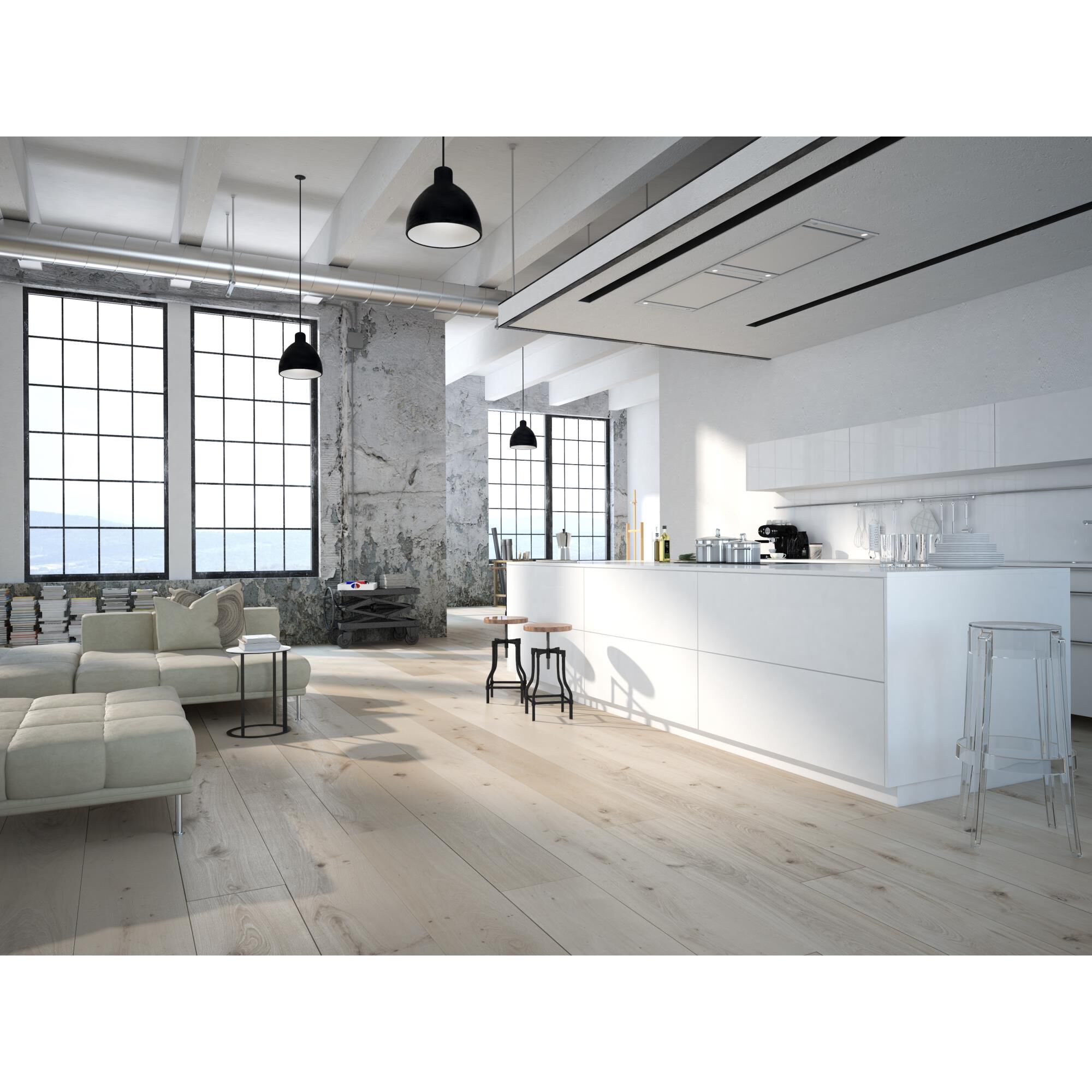 Shown in Black finish and White Acrylic Internal glass