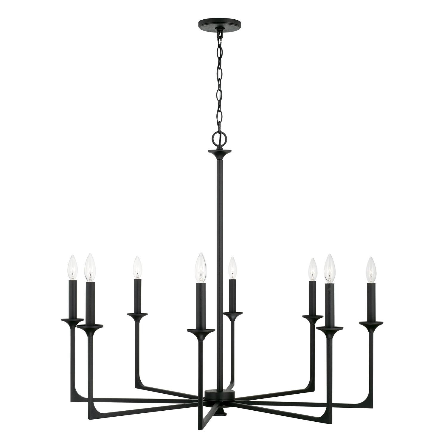 Clint 37 Inch 8 Light Chandelier by Capital Lighting Fixture Company