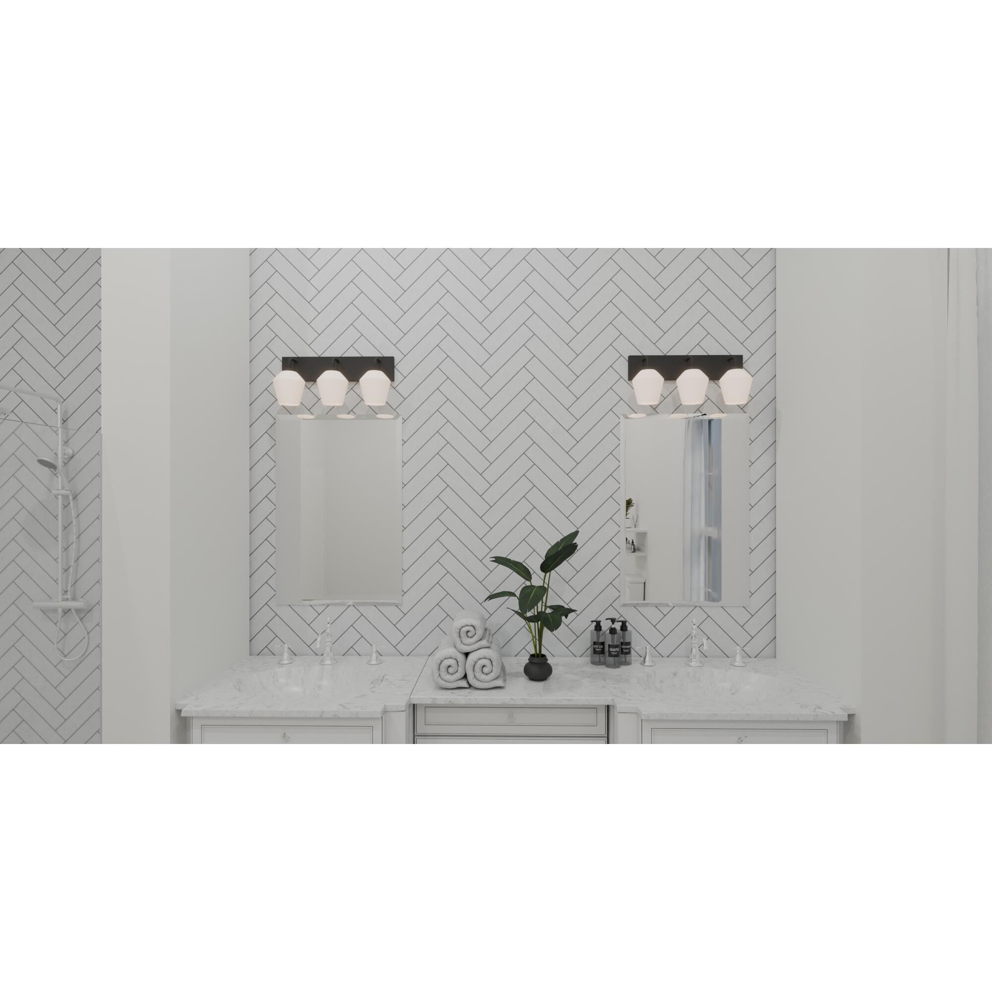 Nielson 21.25 Inch 3 Light Bath Vanity Light by Quoizel