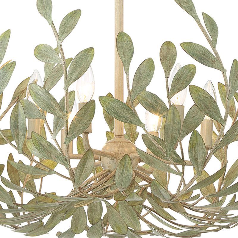 Broche 27 Inch Chandelier by Crystorama